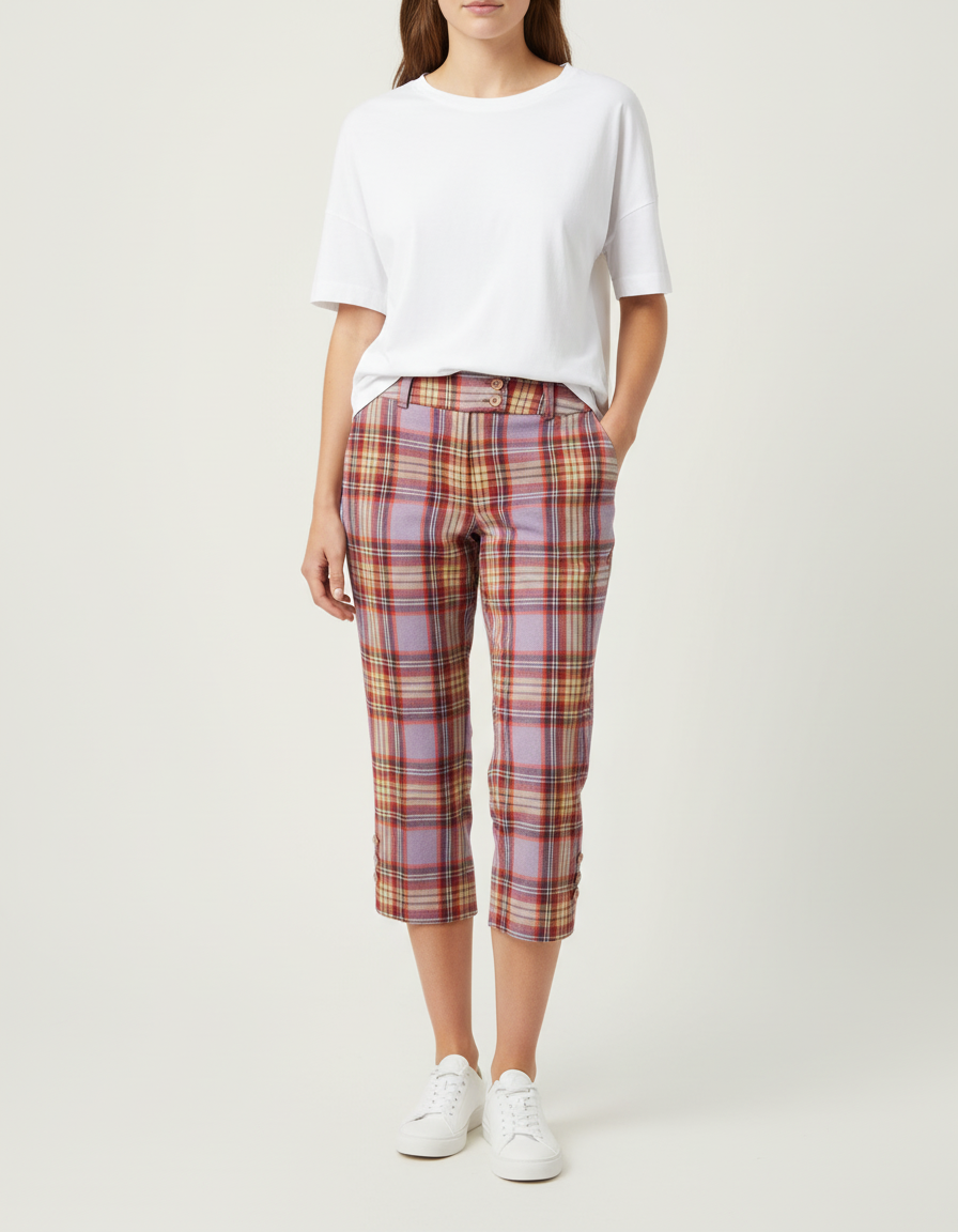 Pants TARA JARMON - Seconde Main Multicolored