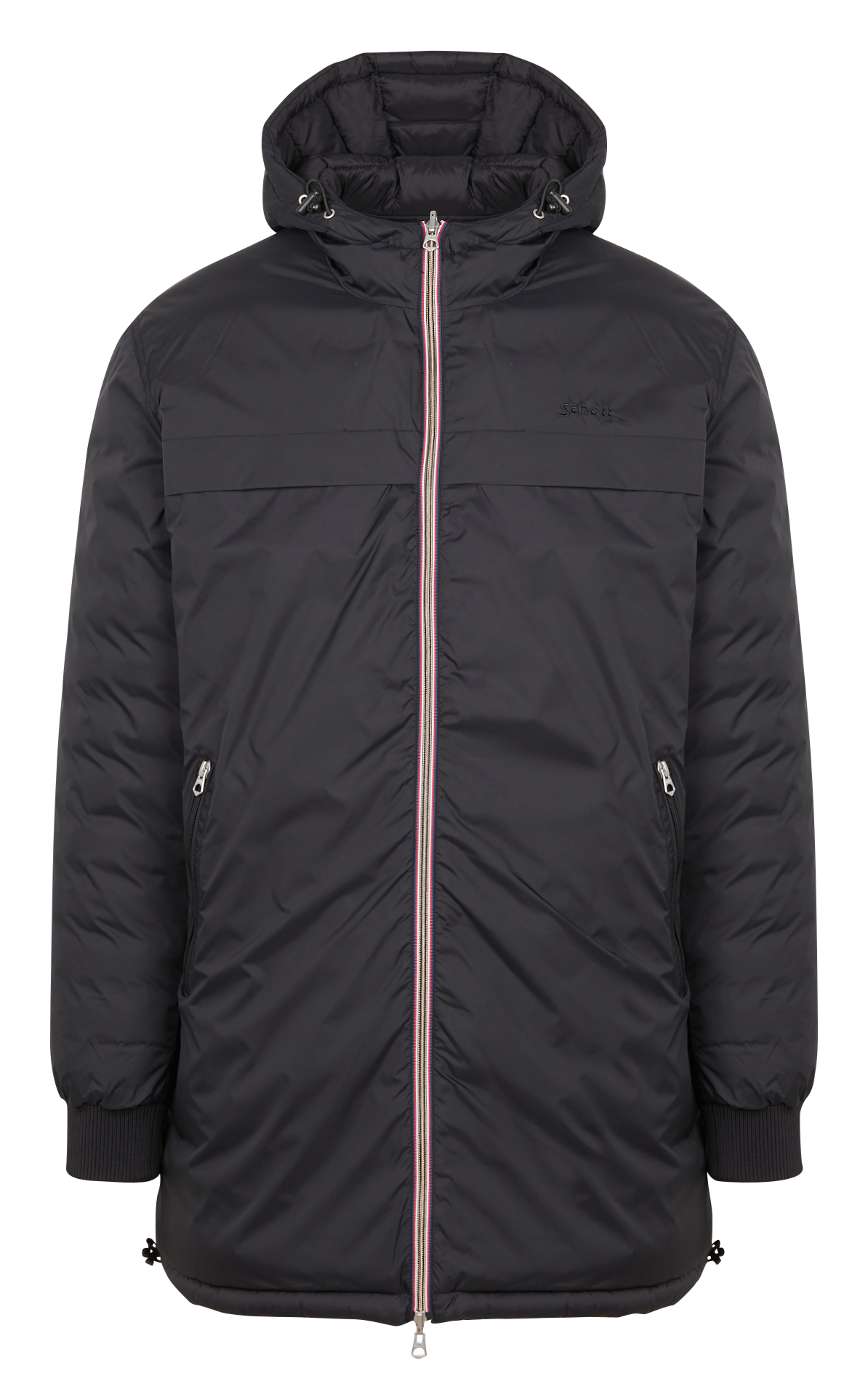 Doudoune réversible à capuche SCHOTT Noir