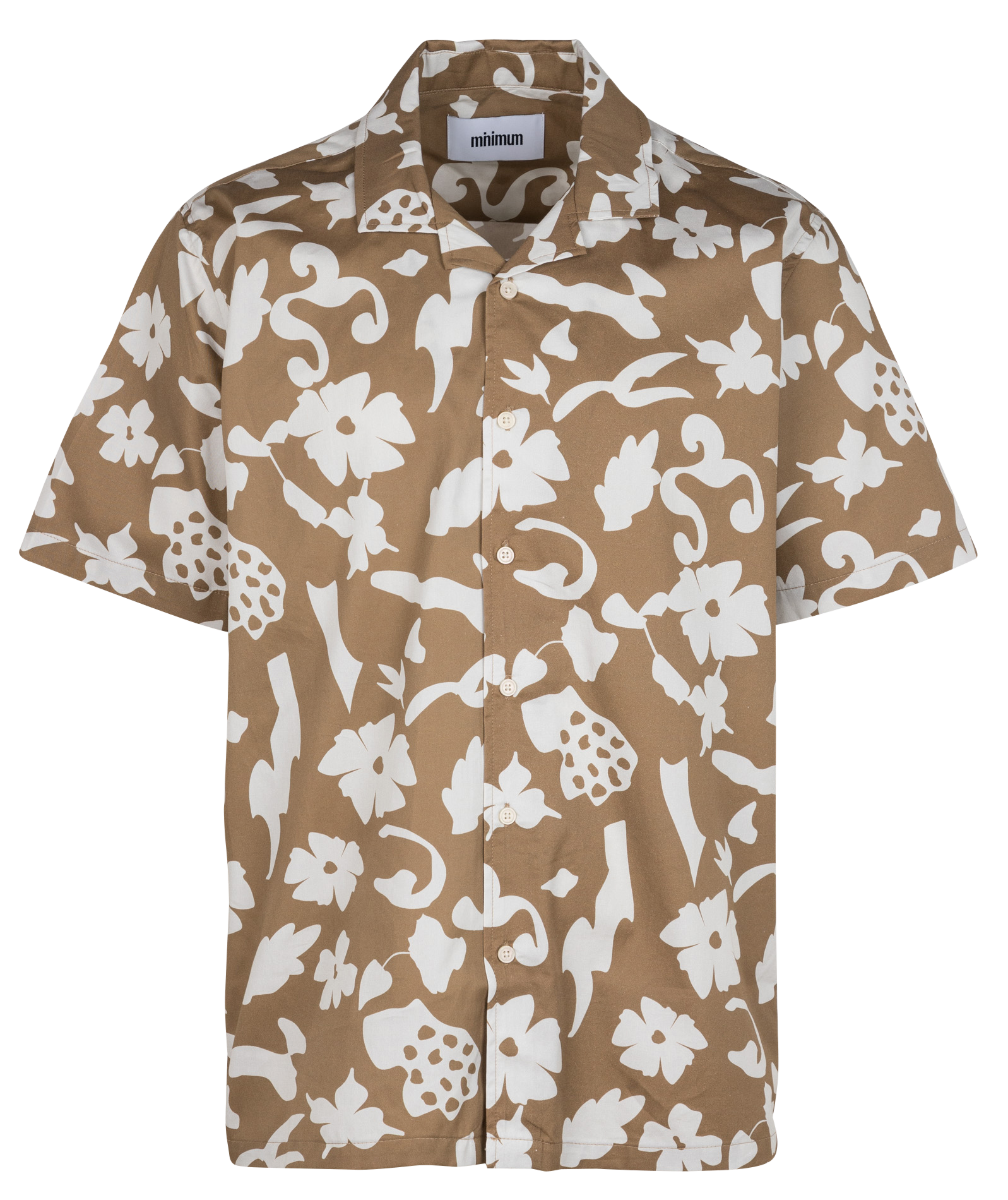 Cotton shirt with classic collar MINIMUM Multicolored