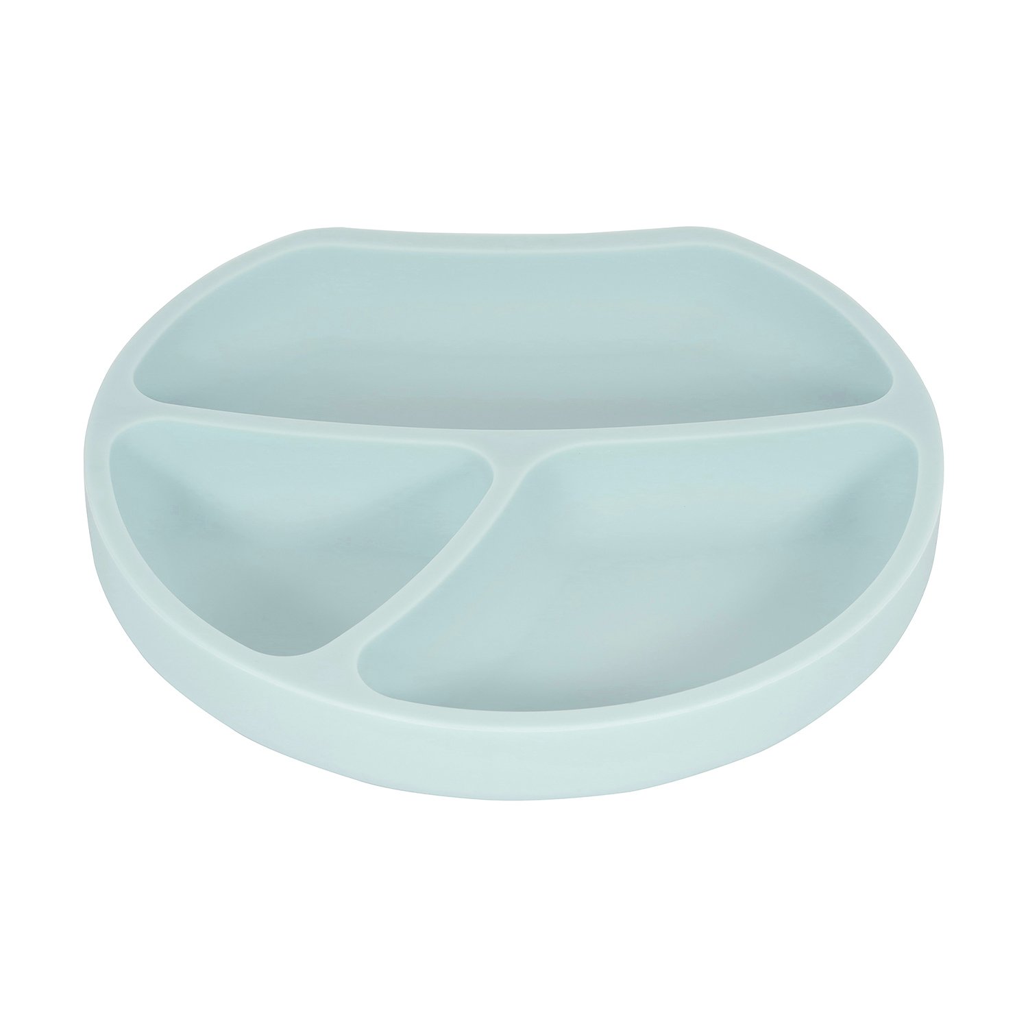 Assiette ventouse en silicone KINDSGUT Vert