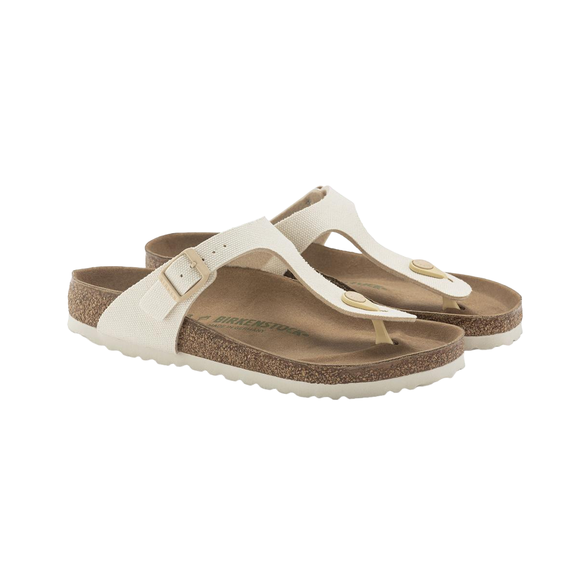 Faux leather sandals BIRKENSTOCK Beige