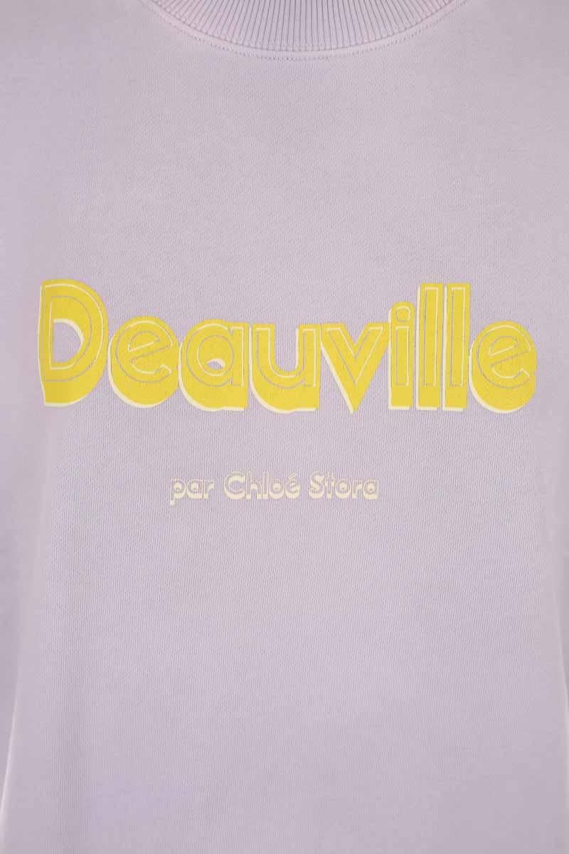 Cotton T-shirt CHLOE STORA - SECONDE MAIN Purple