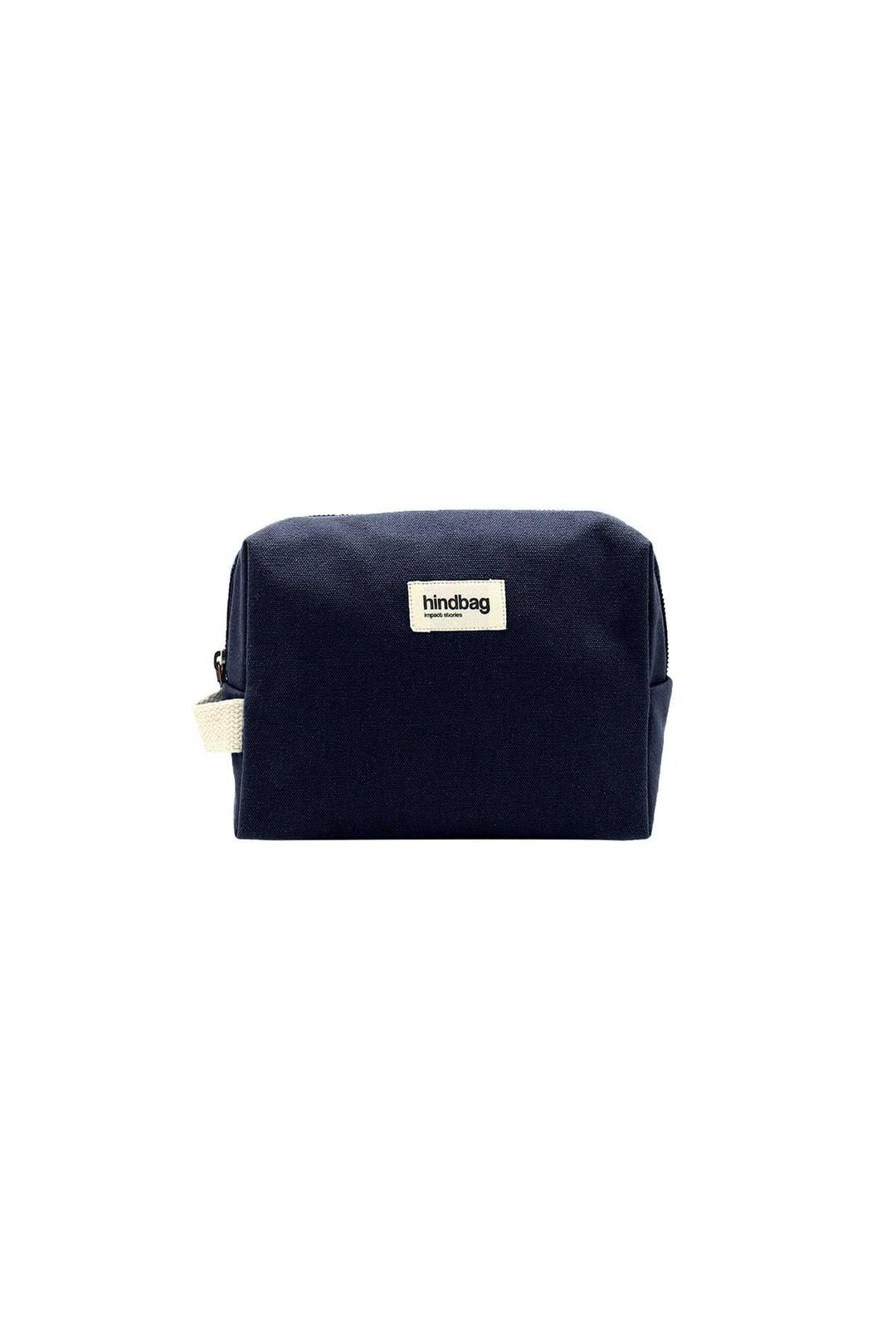 Cotton toiletry bag  Navy blue