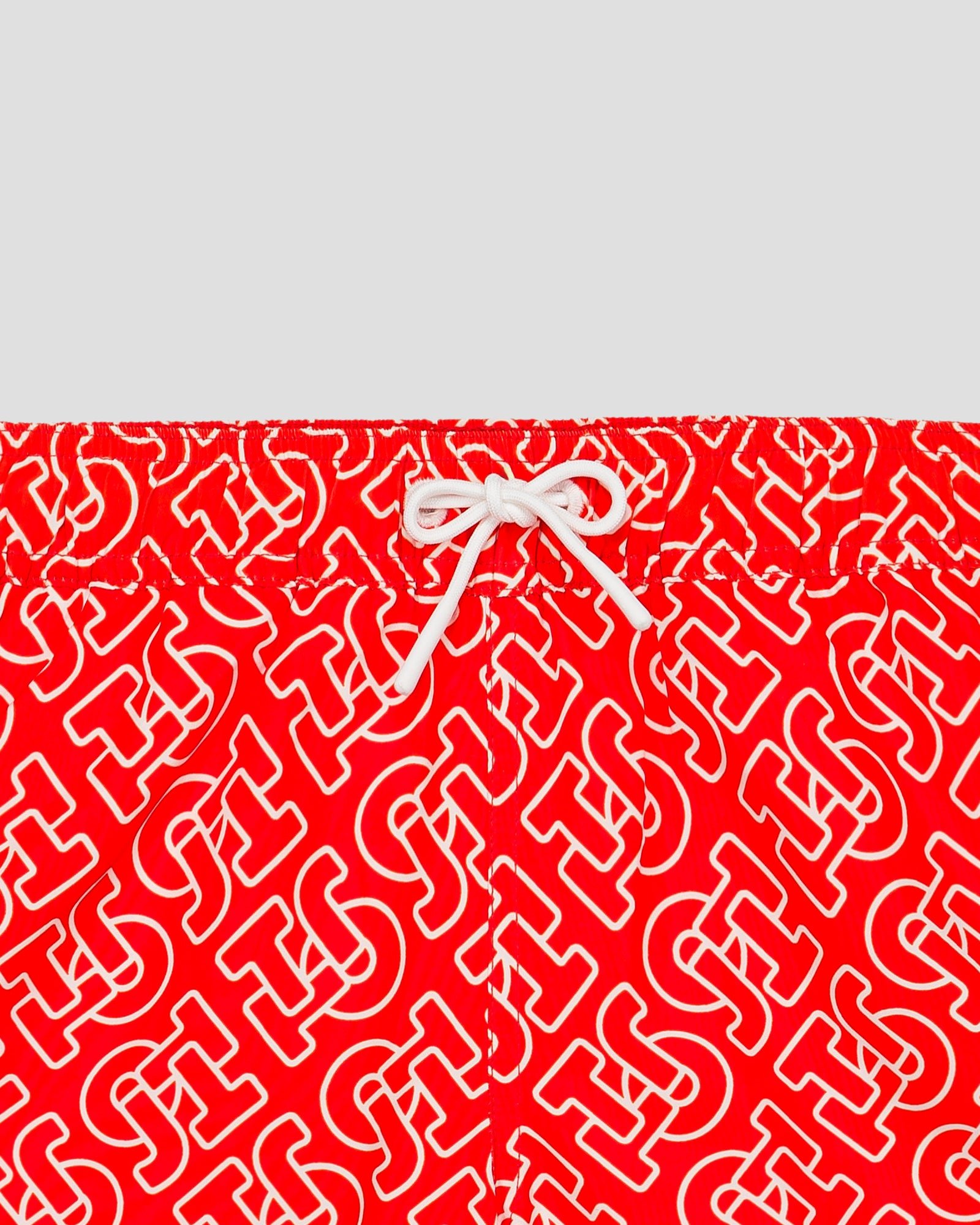 Mimosa monogram swimsuit JOTT Red