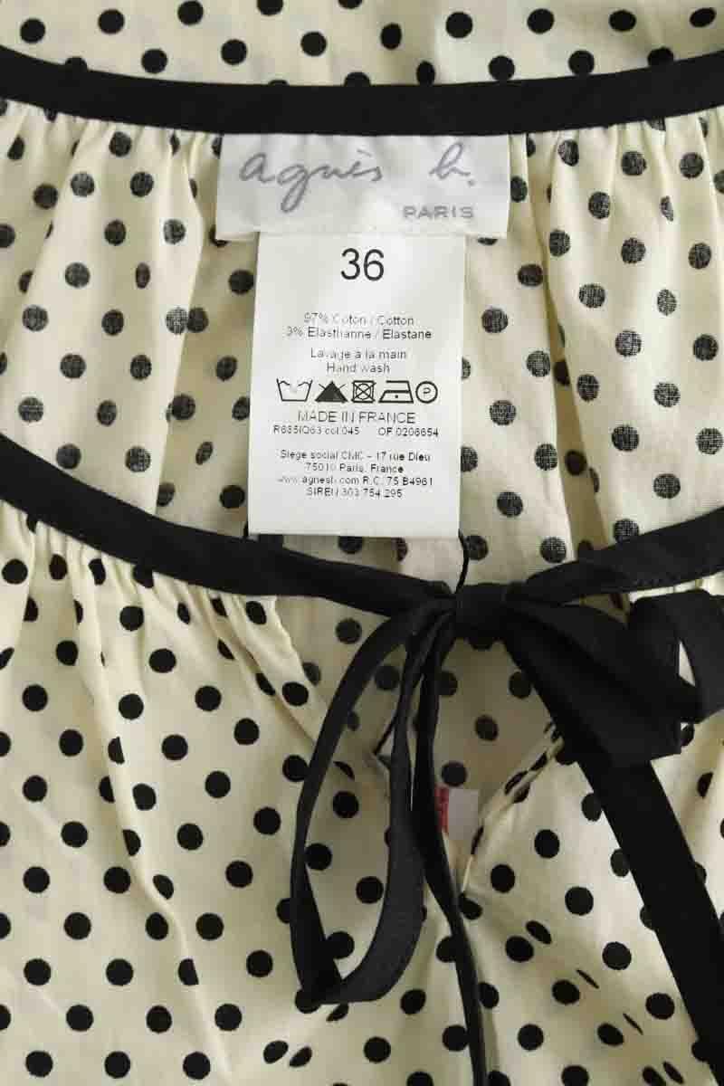 Cotton dress AGNES B. - Seconde Main Yellow