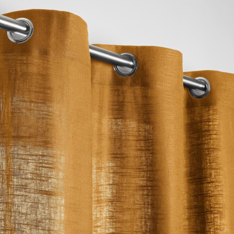 Curtain with eyelets MADURA Yellow