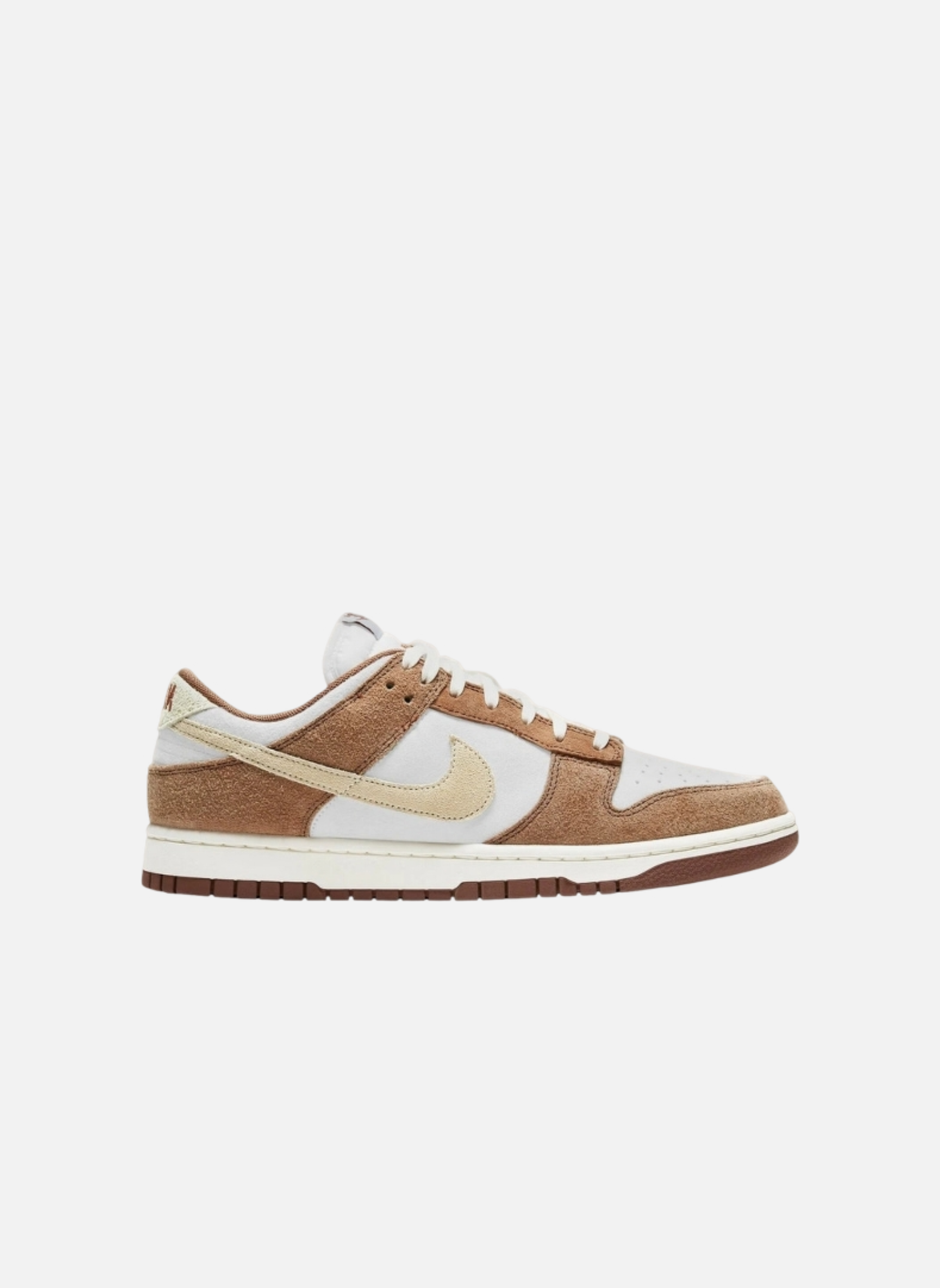 Leather low-top sneakers NIKE Brown