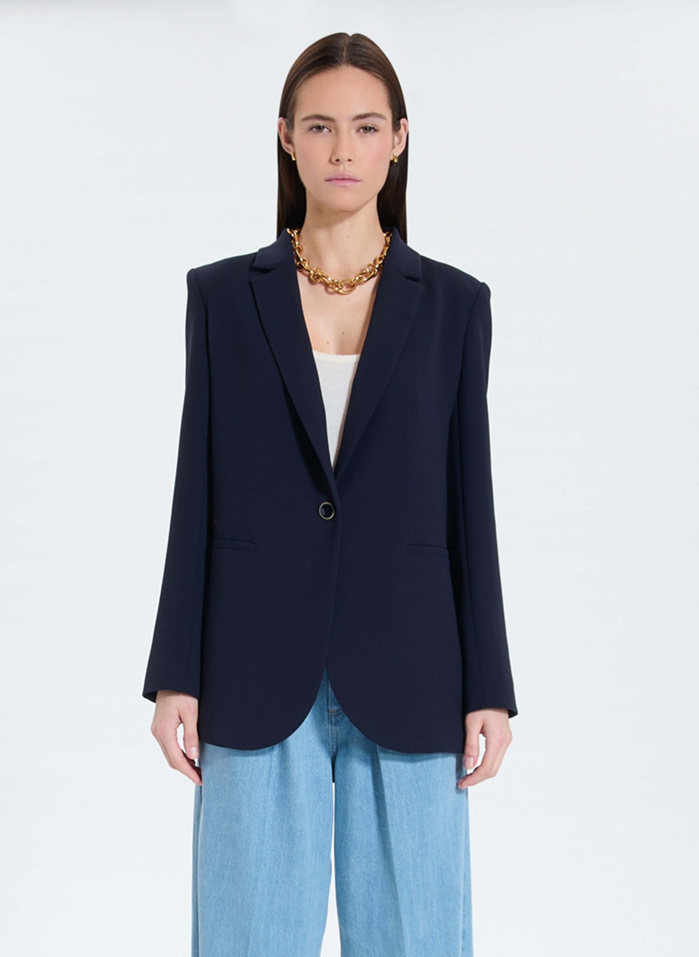 Straight suit jacket ZAPA Blue