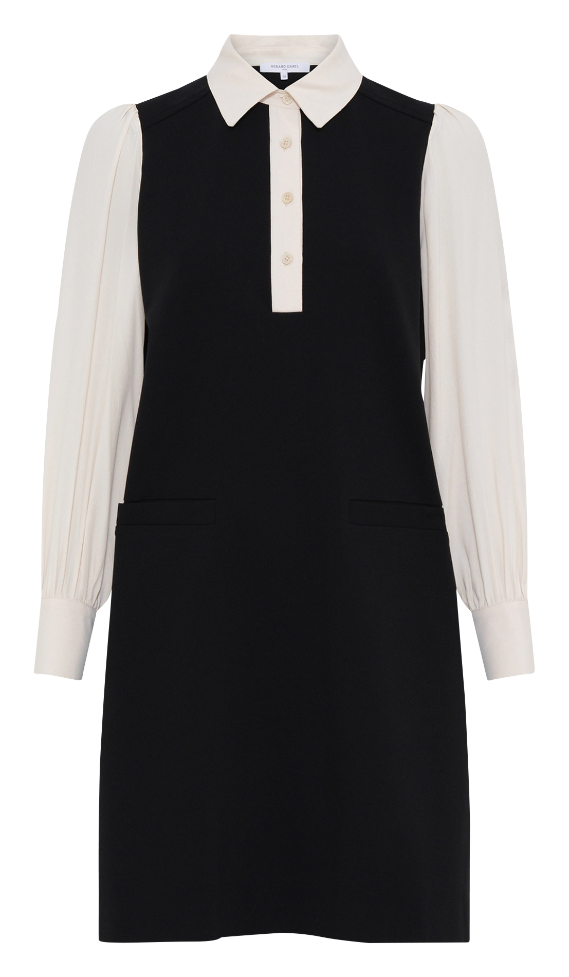 Robe courte col polo GERARD DAREL Noir
