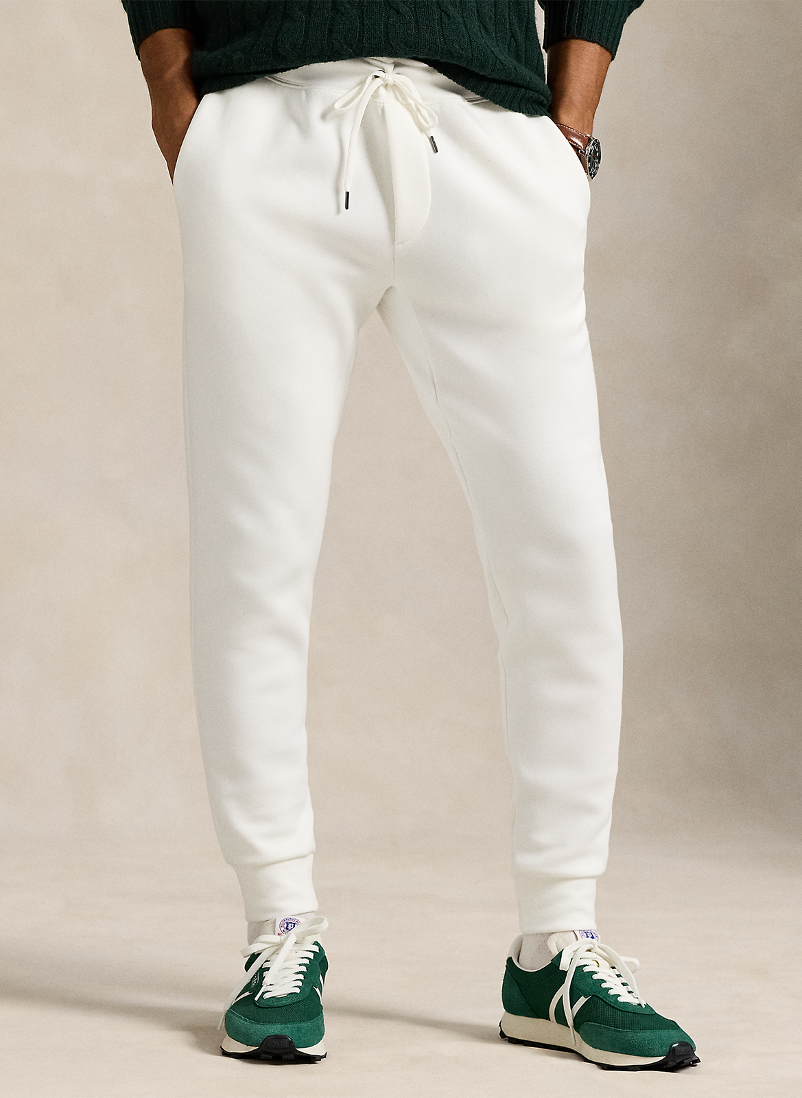 Jogging ajusté en coton mélangé POLO RALPH LAUREN