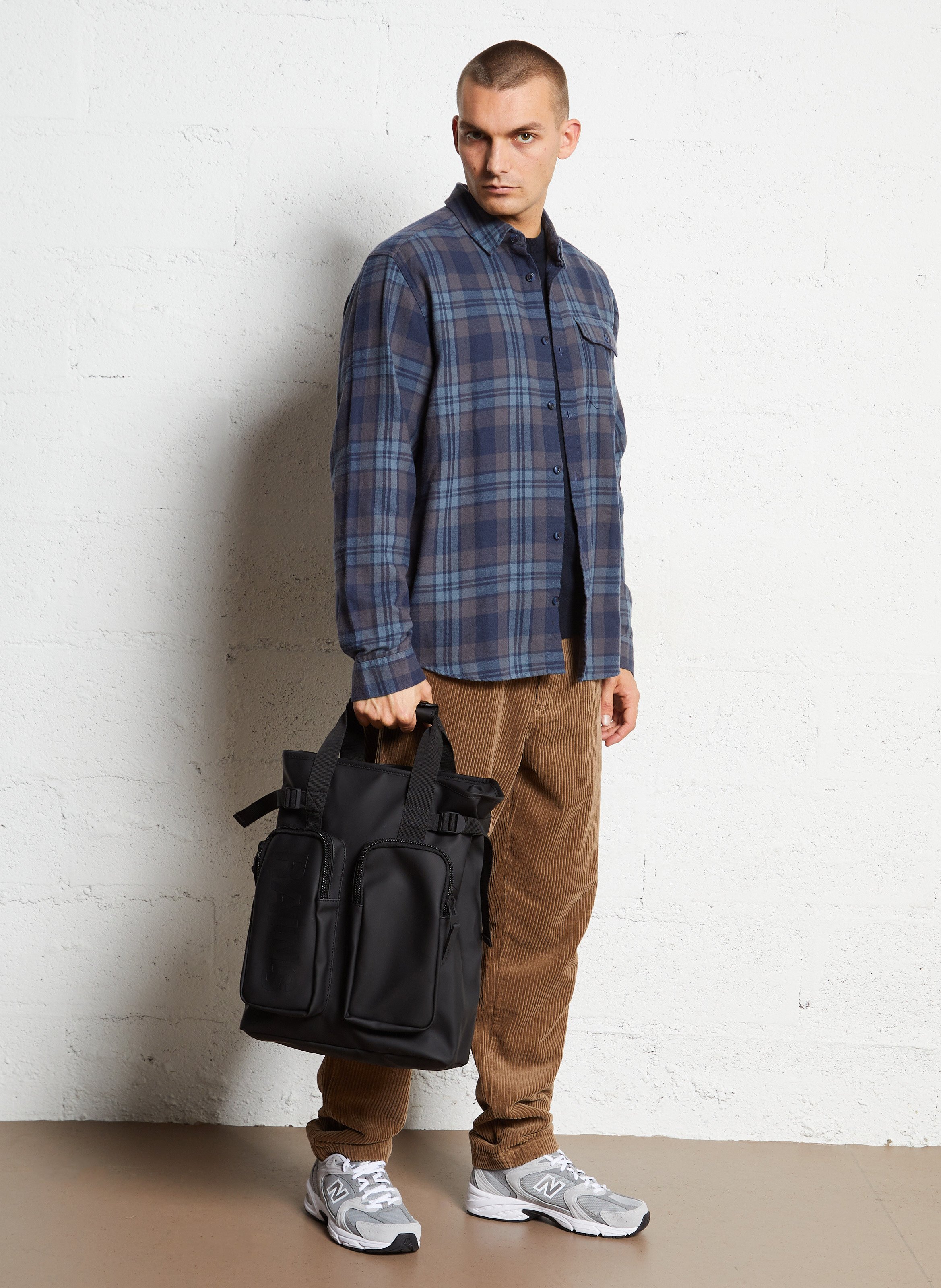 Cotton shirt with classic collar PATAGONIA Blue