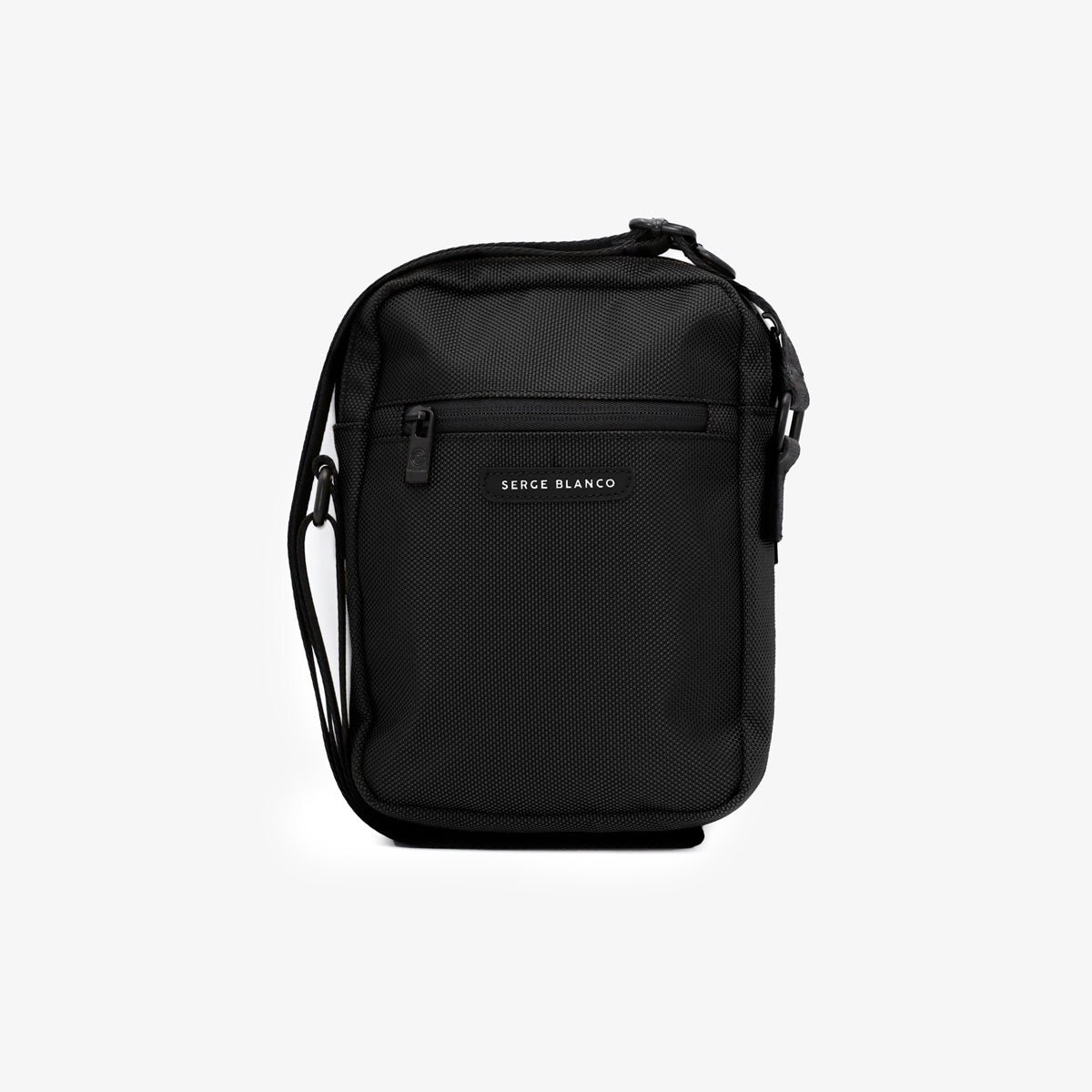 Small nylon crossbody bag SERGE BLANCO Black