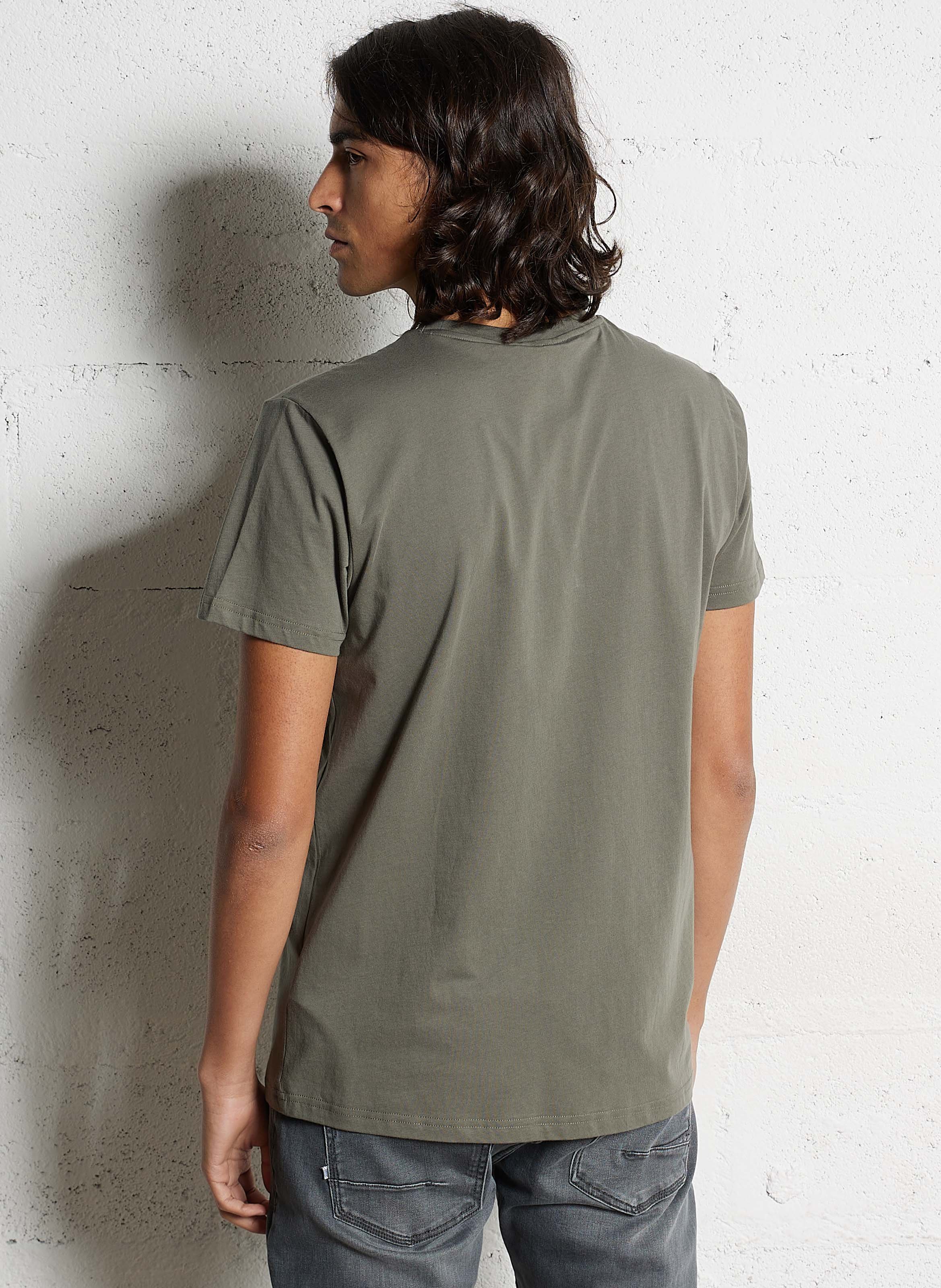 Maglietta girocollo dritta unita LE TEMPS DES CERISES Verde