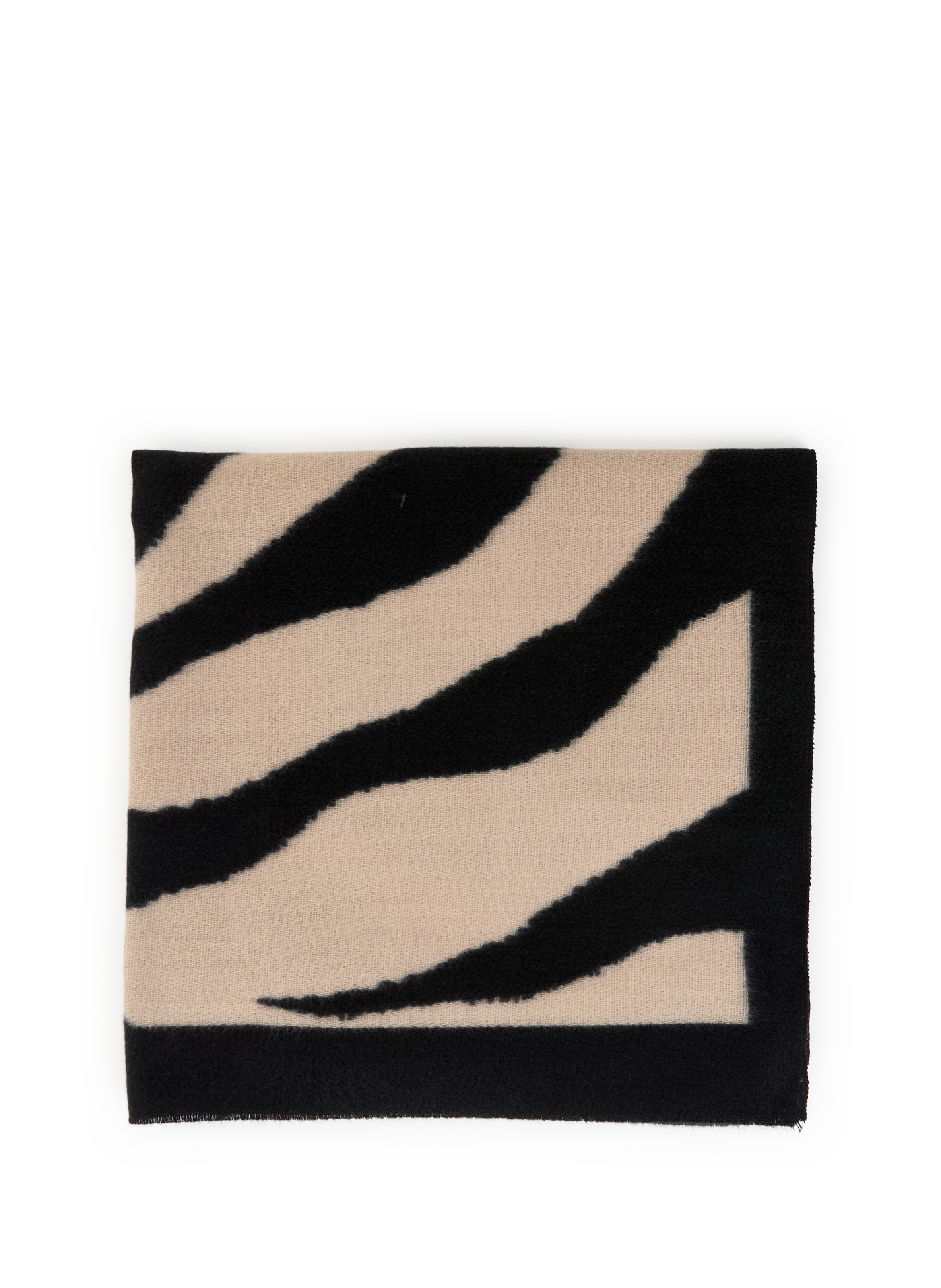 Echarpe imprimée AU PRINTEMPS PARIS Noir