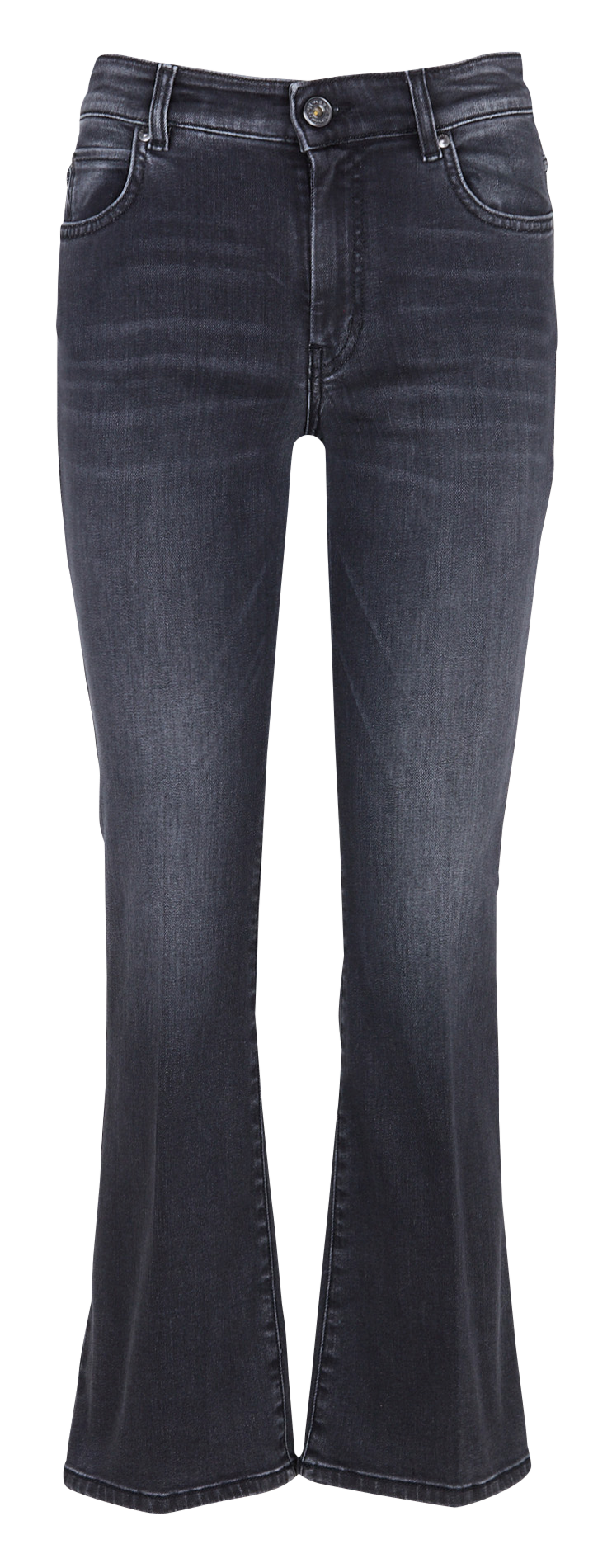 Jean flare en coton mélangé MAX MARA WEEK END Noir