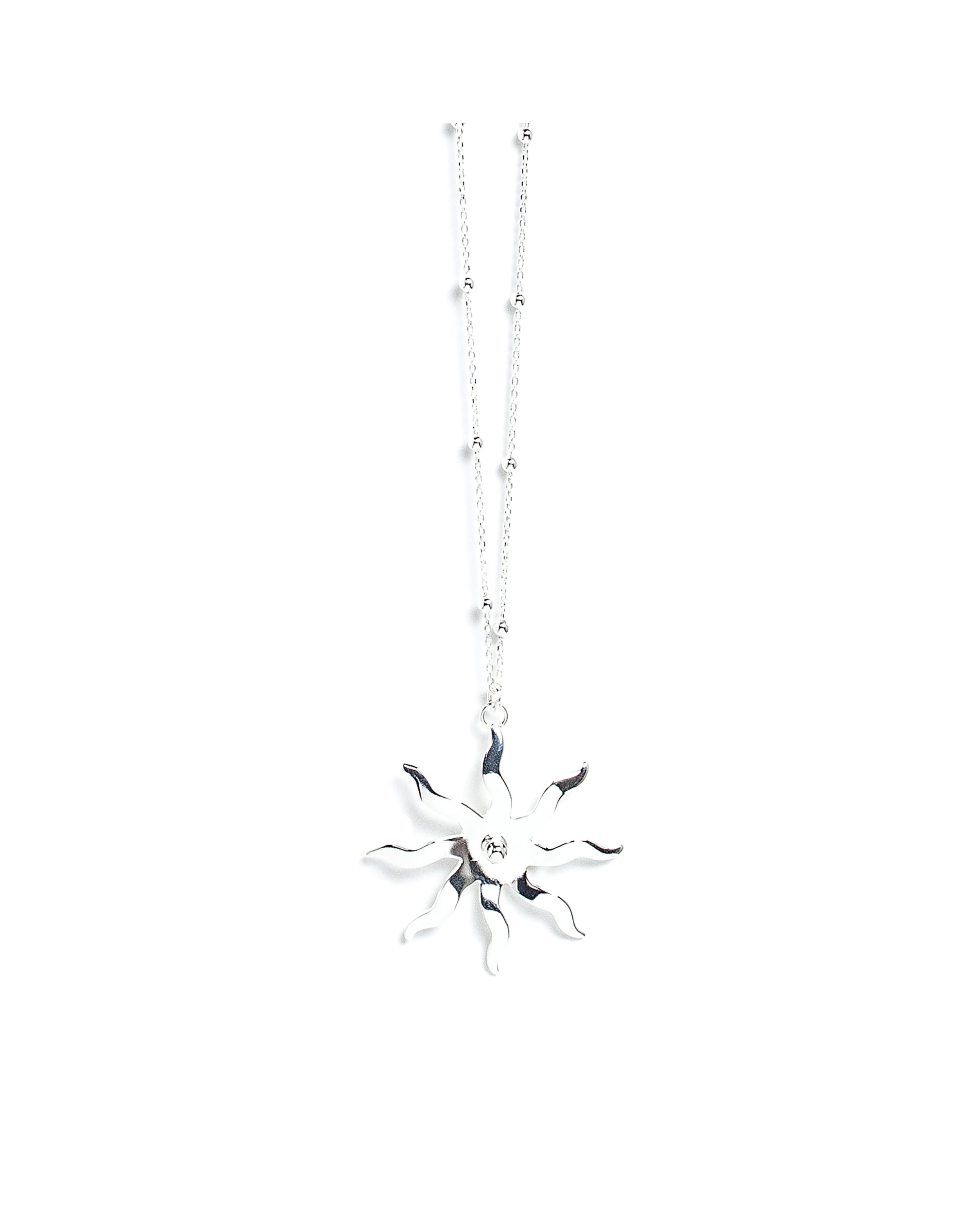 Silver-plated sun pendant SilverMONSIEUR SIMONE