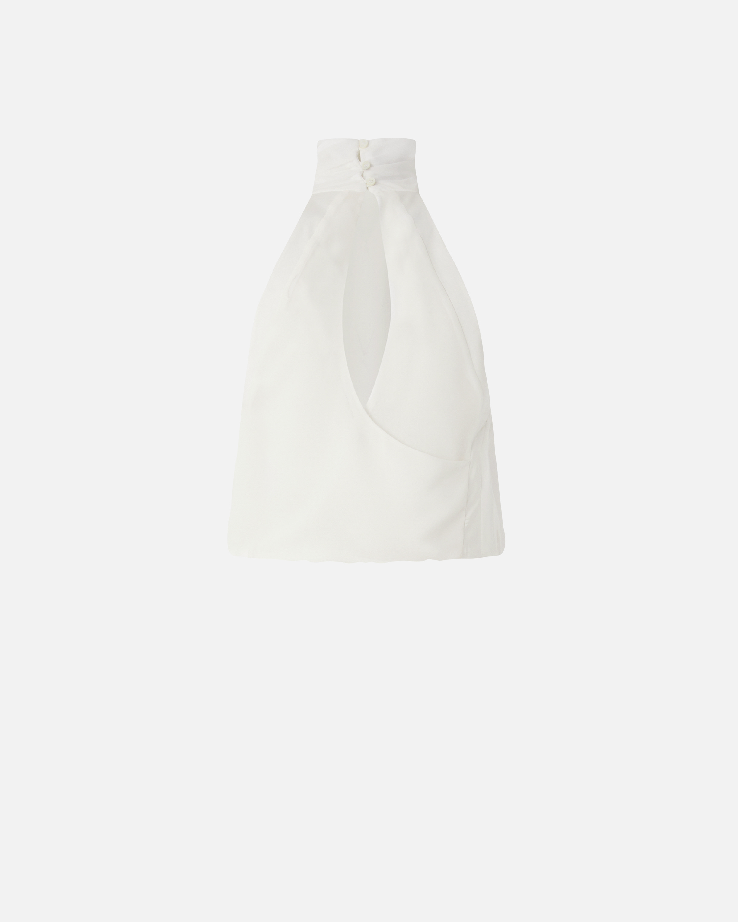 Halter neck top PINKO White