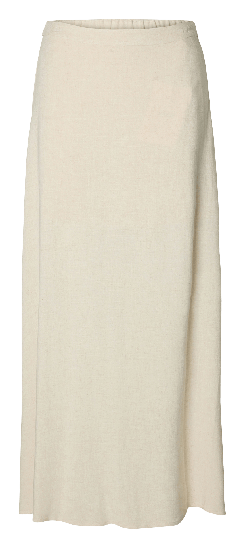Lange, gerende rok SELECTED Beige