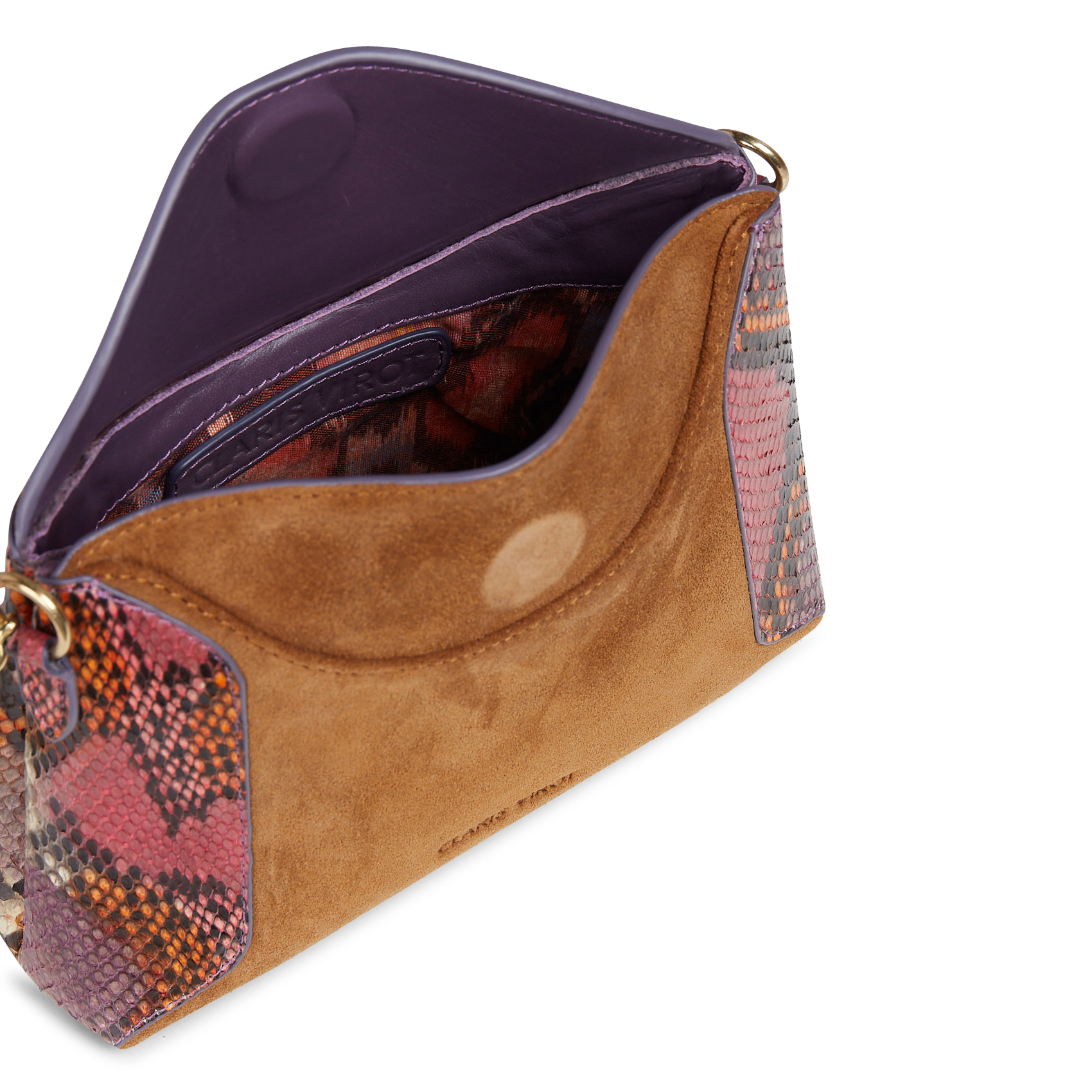 Brieftasche aus Leder CLARIS VIROT Braun