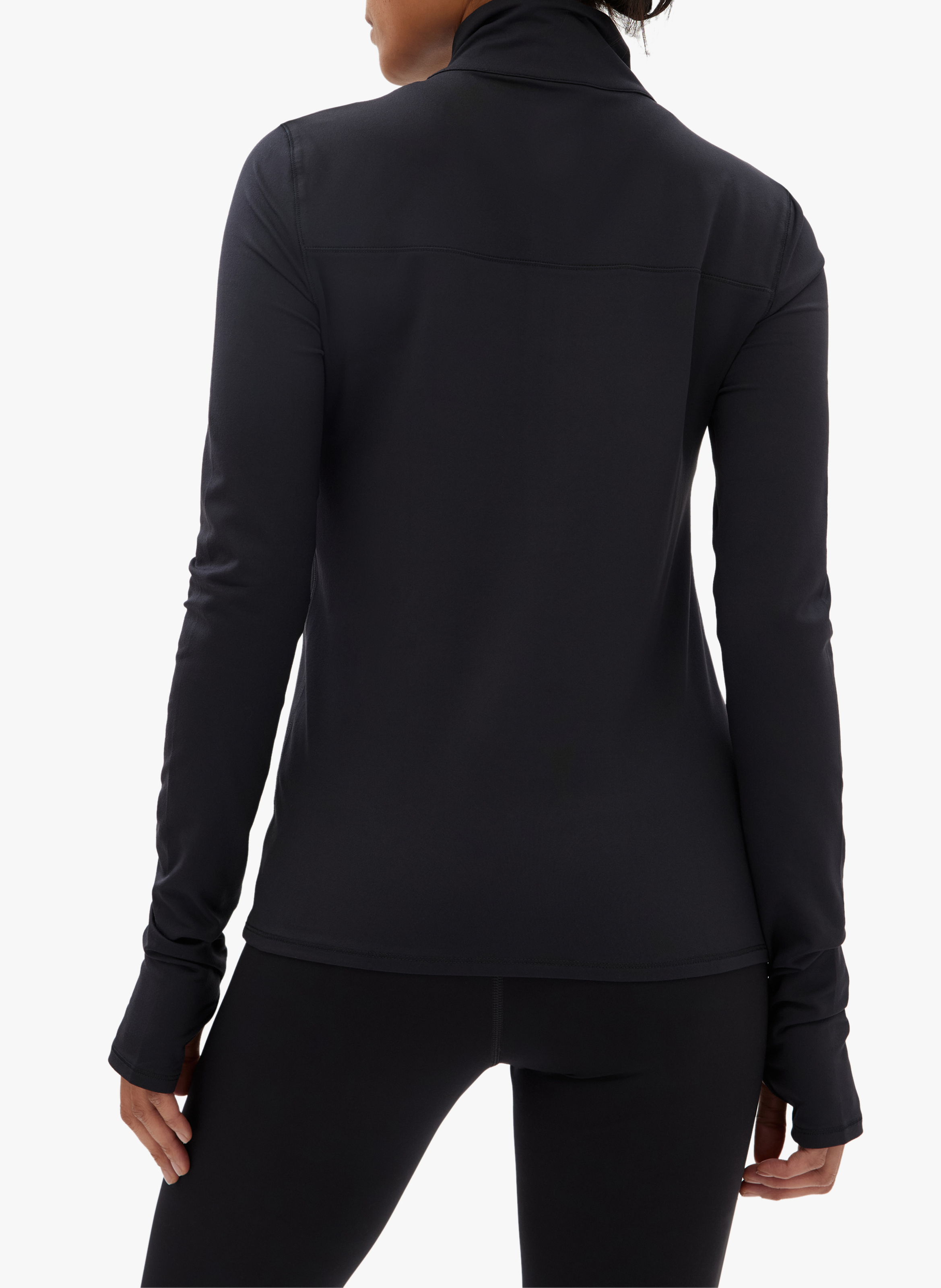 Sport-Top mit Stehkragen und Reißverschluss GIRLFRIEND COLLECTIVE Schwarz