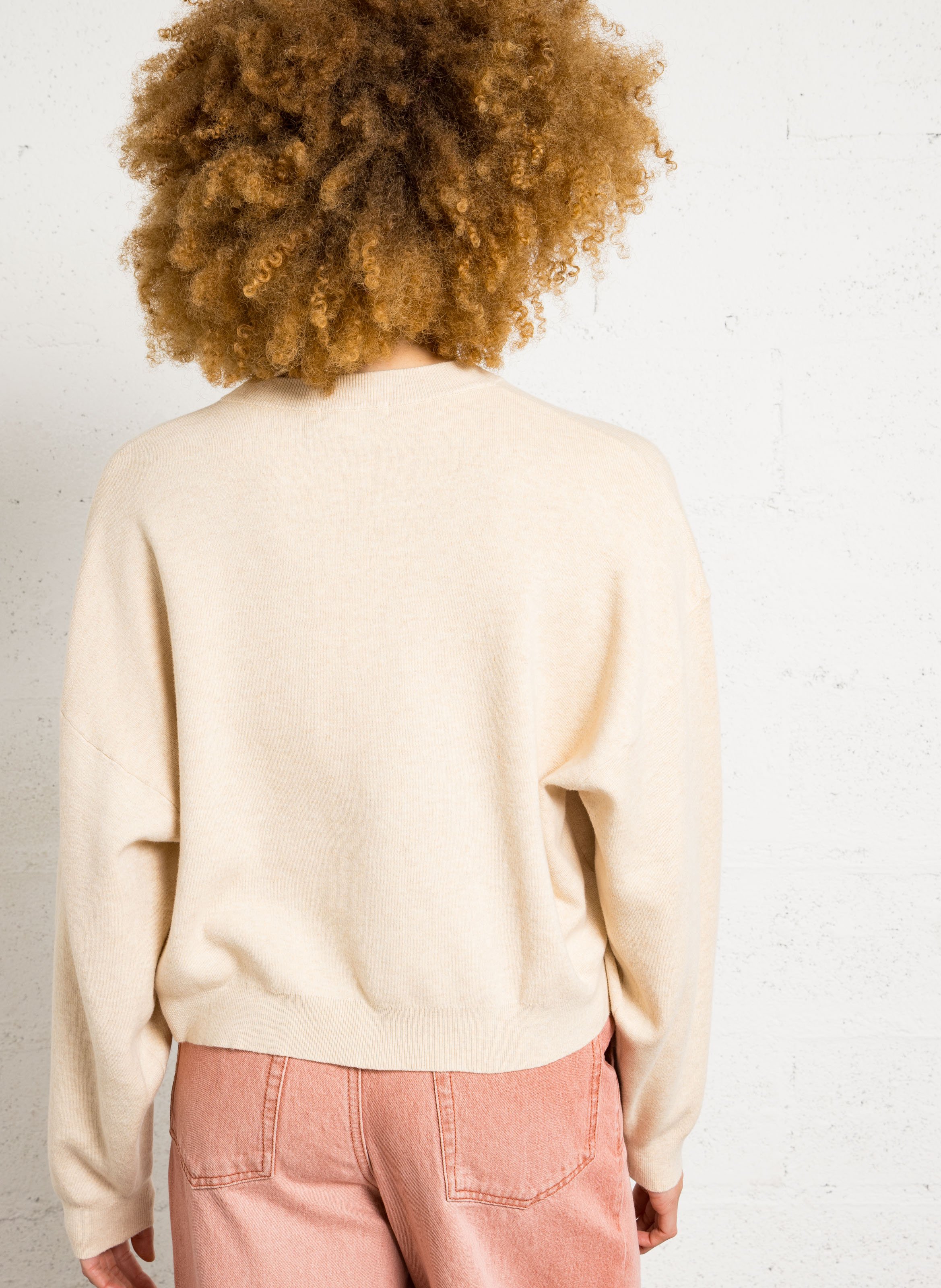 Baumwollpullover BELLEROSE Beige
