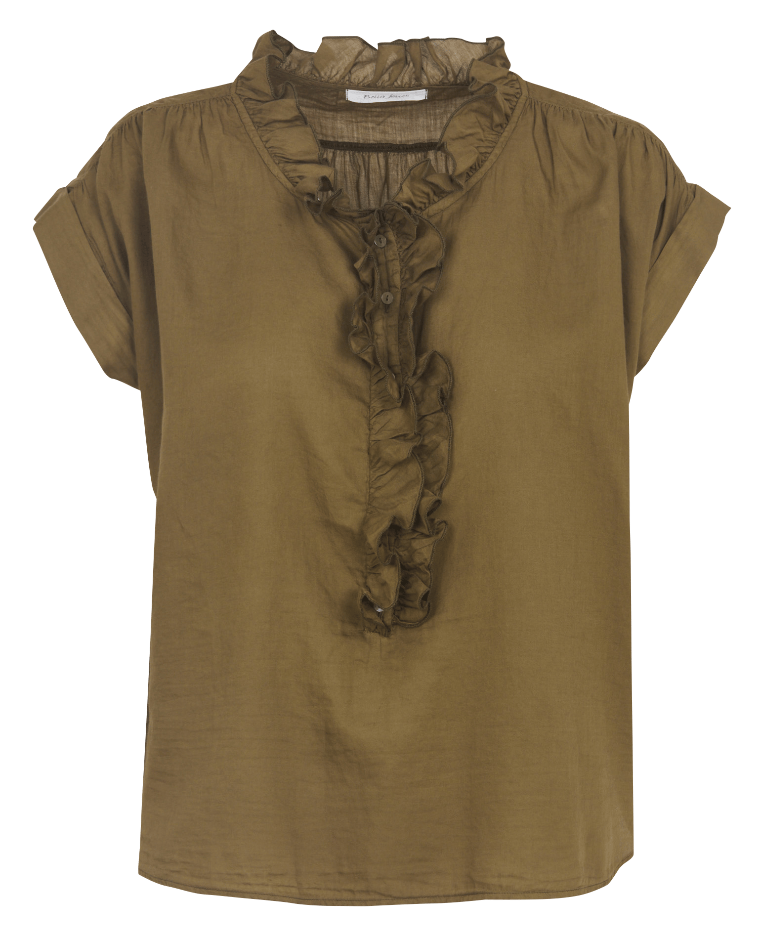 Top met korte mouwen en ruches BELLA JONES