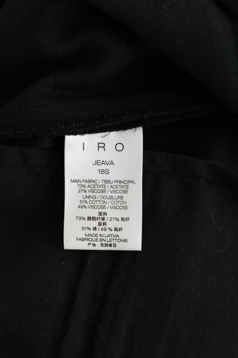 Carrot trousers IRO - Seconde Main Black