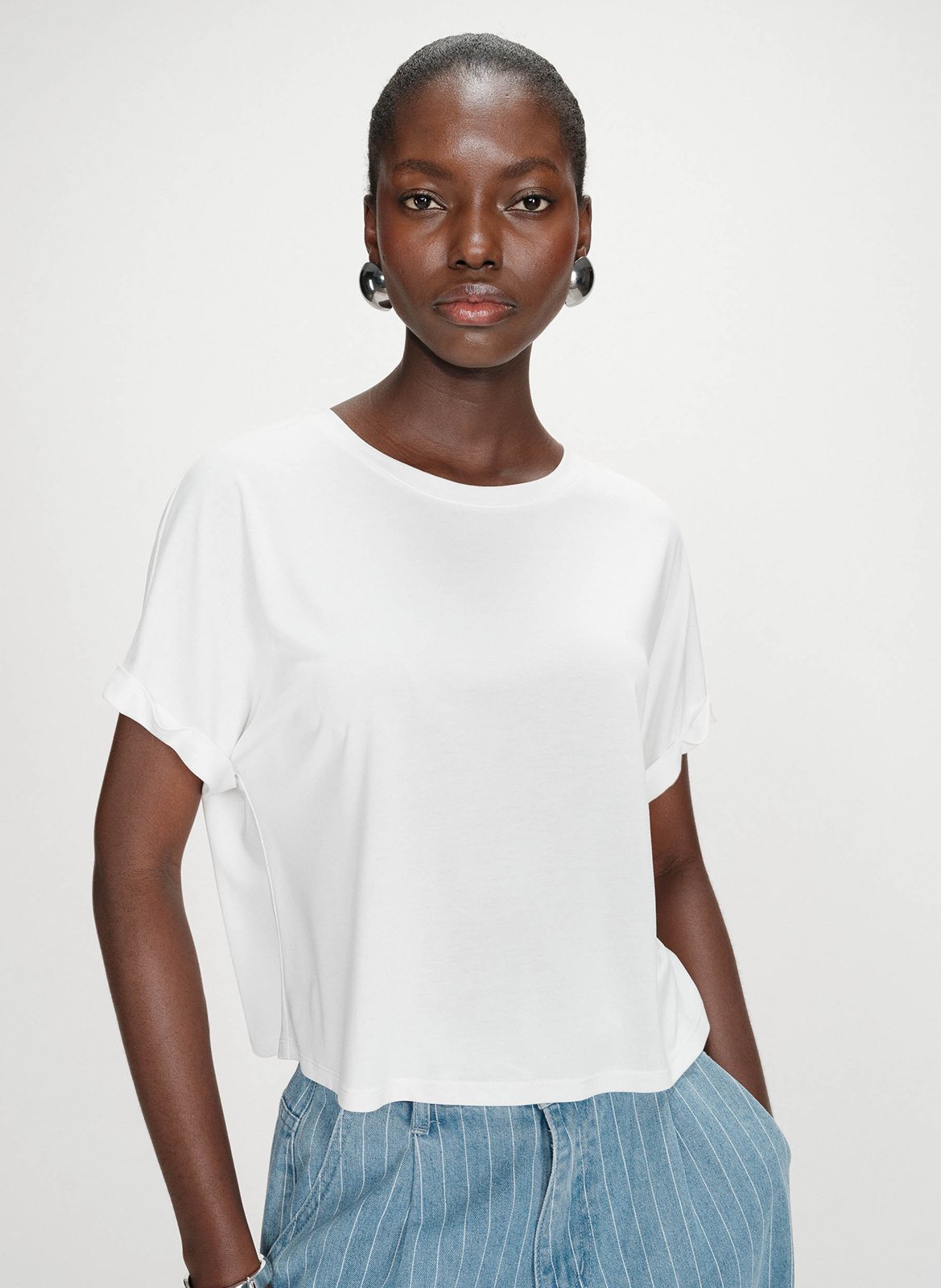 Tee-shirt col rond GRACE ET MILA