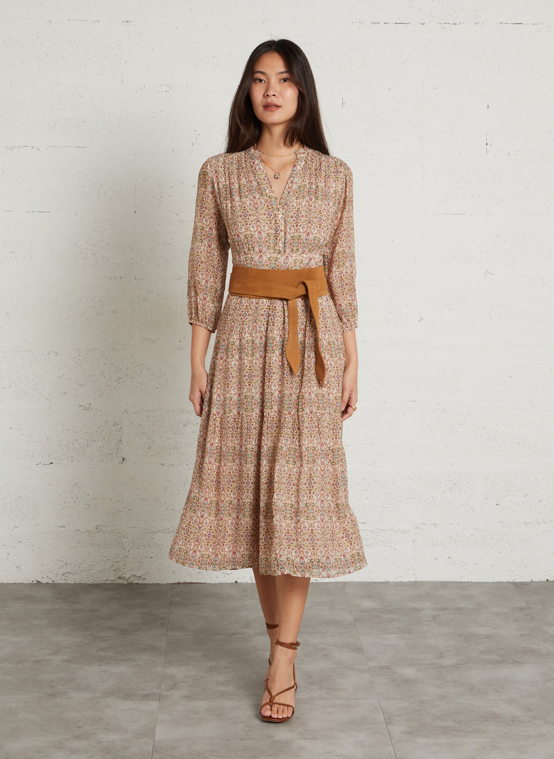 Brede, suède ceintuur MAISON 123 Beige