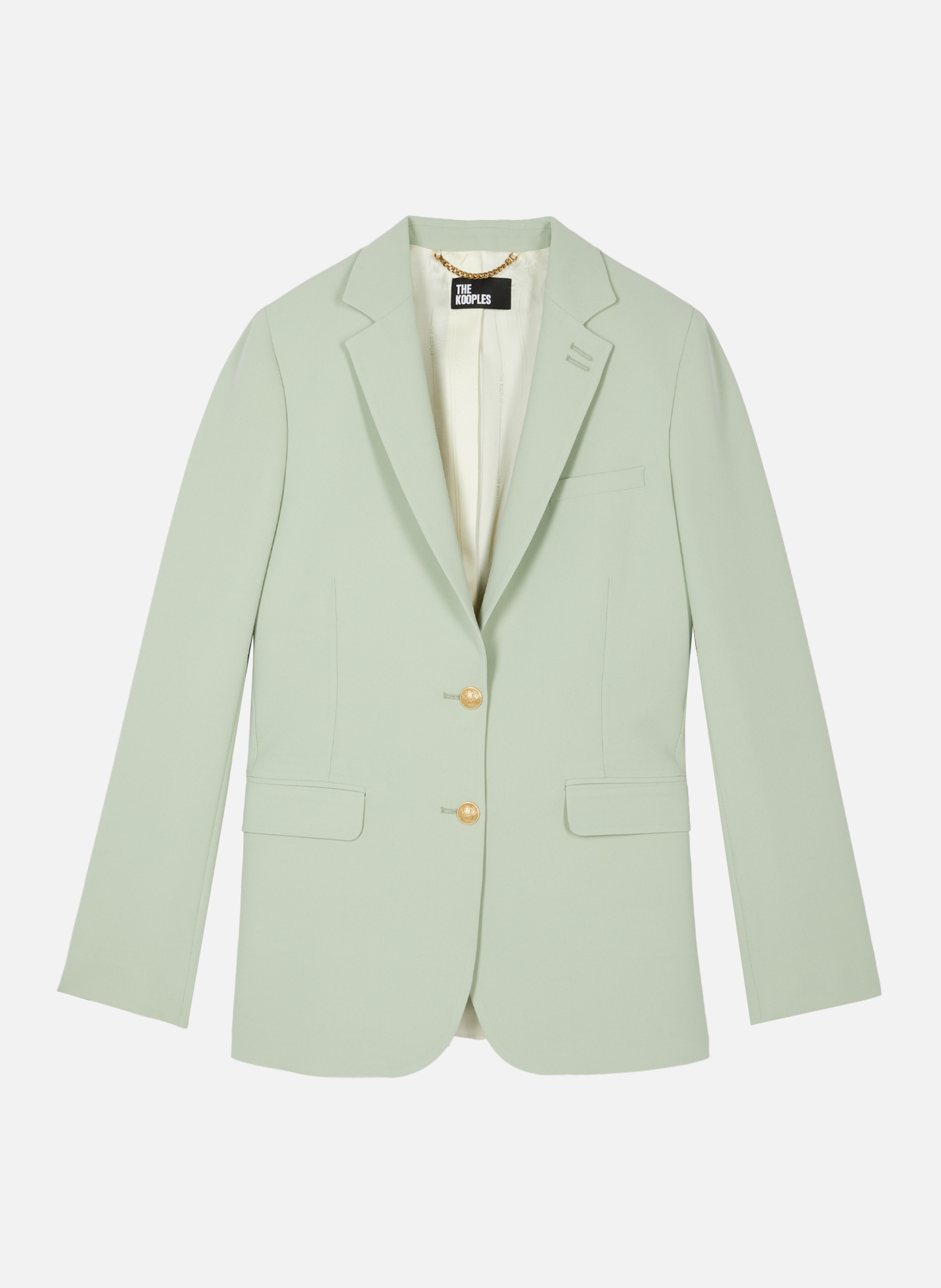 Straight suit jacket THE KOOPLES Green