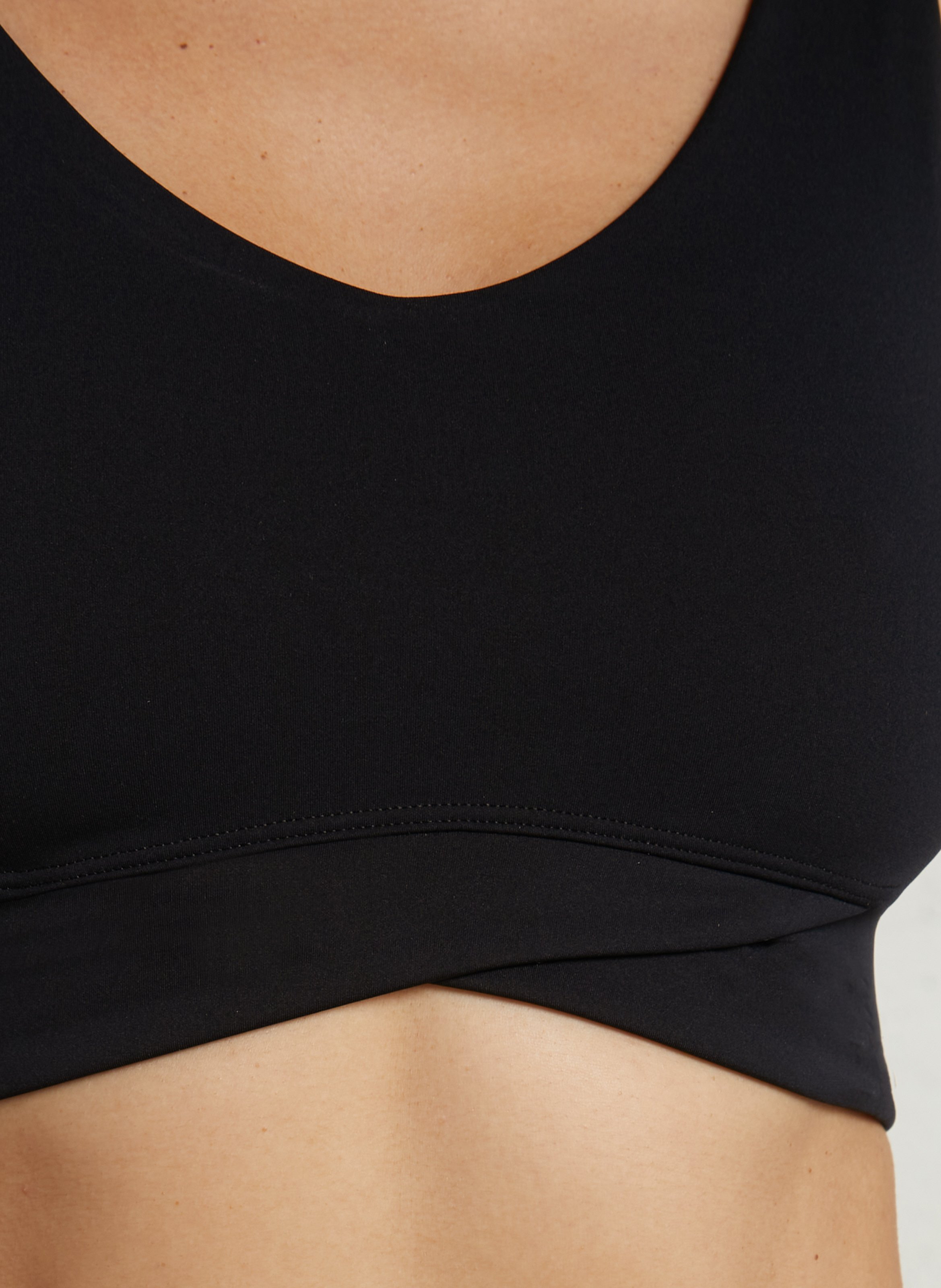 Asymmetrisches T-Shirt aus Jacquard REPETTO Schwarz