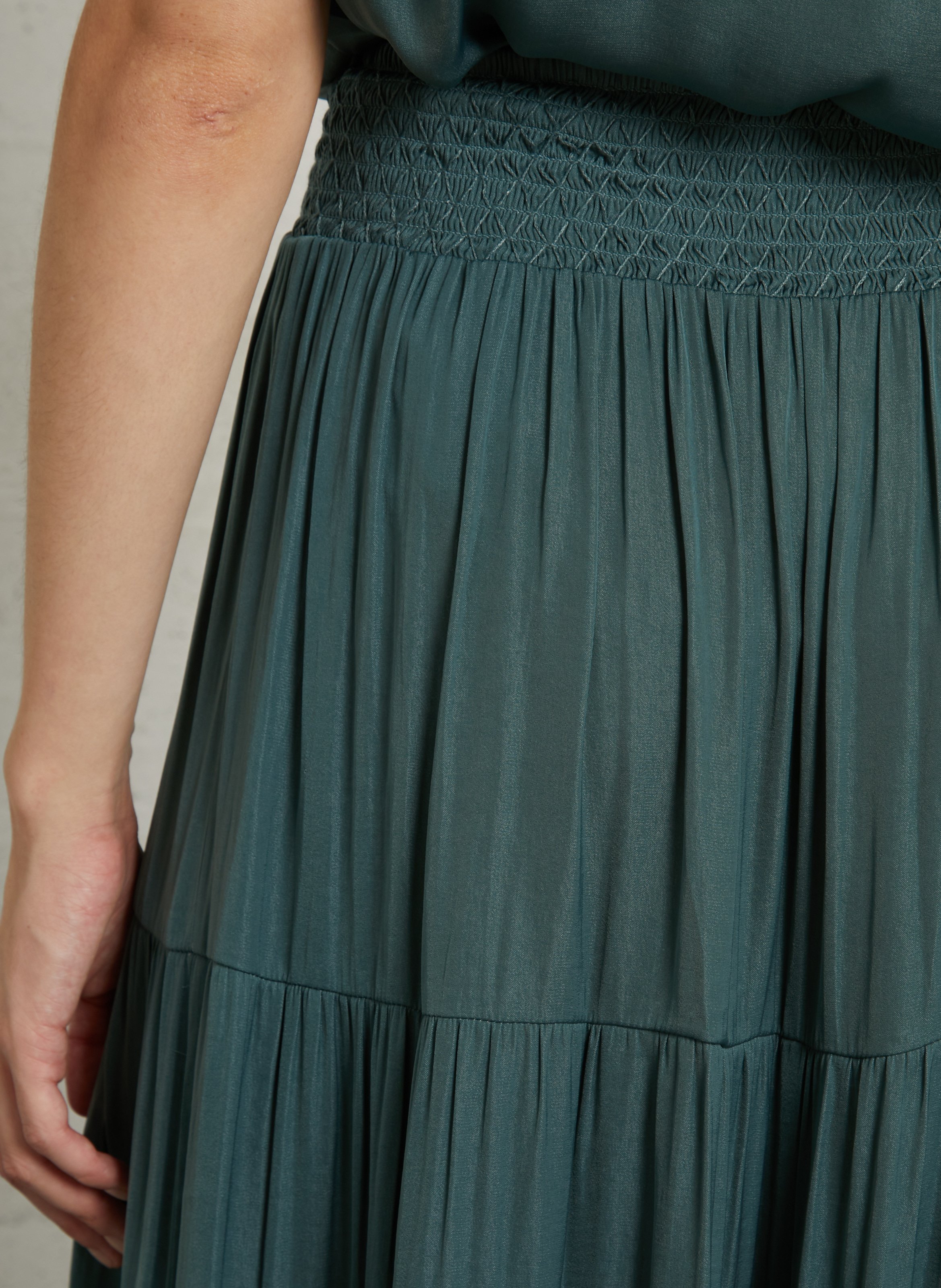 Long flowing skirt MAISON 123 Blue