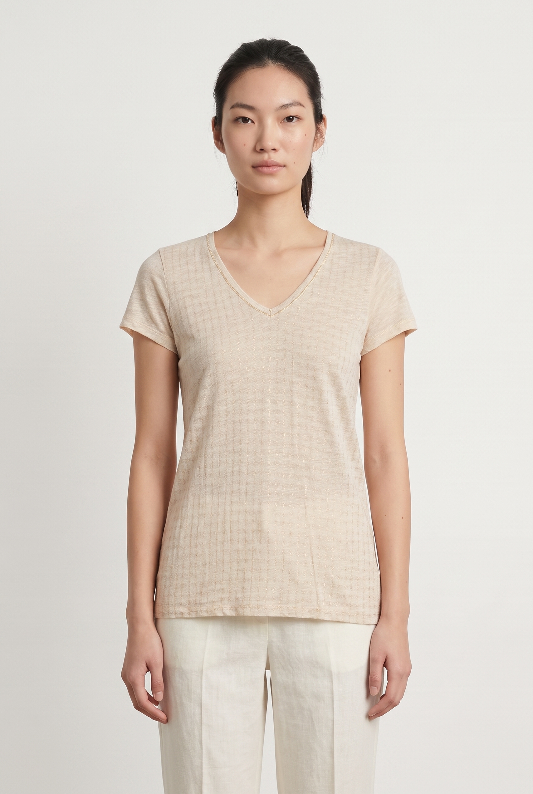 Tee-shirt MAJESTIC FILATURES - SECONDE MAIN Rose