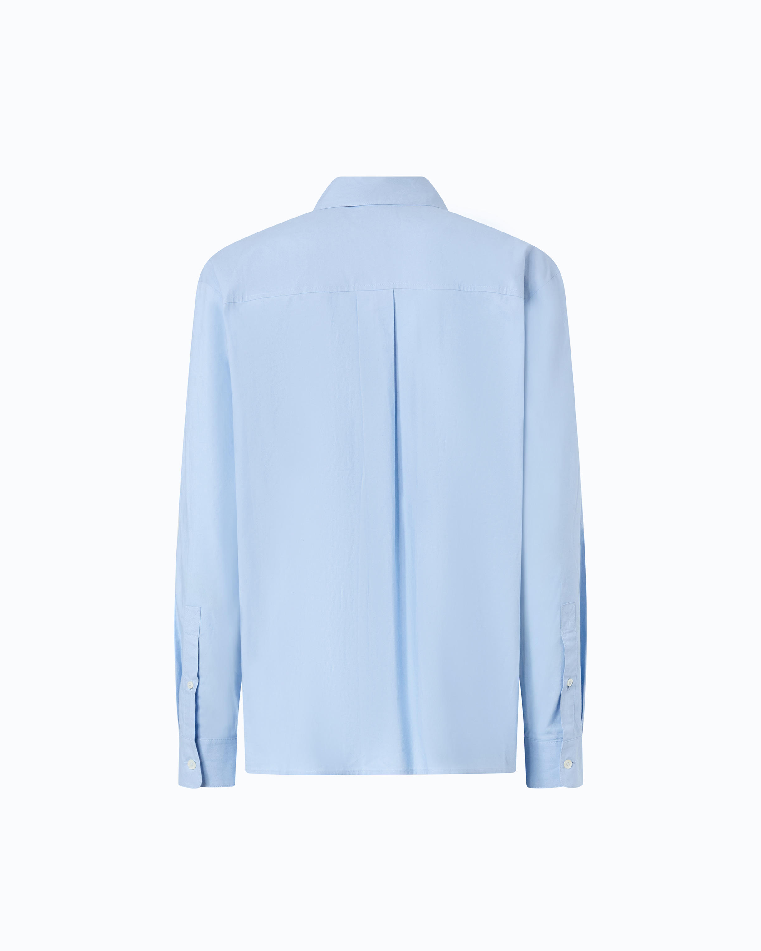 Boxy poplin shirt PINKO Blue