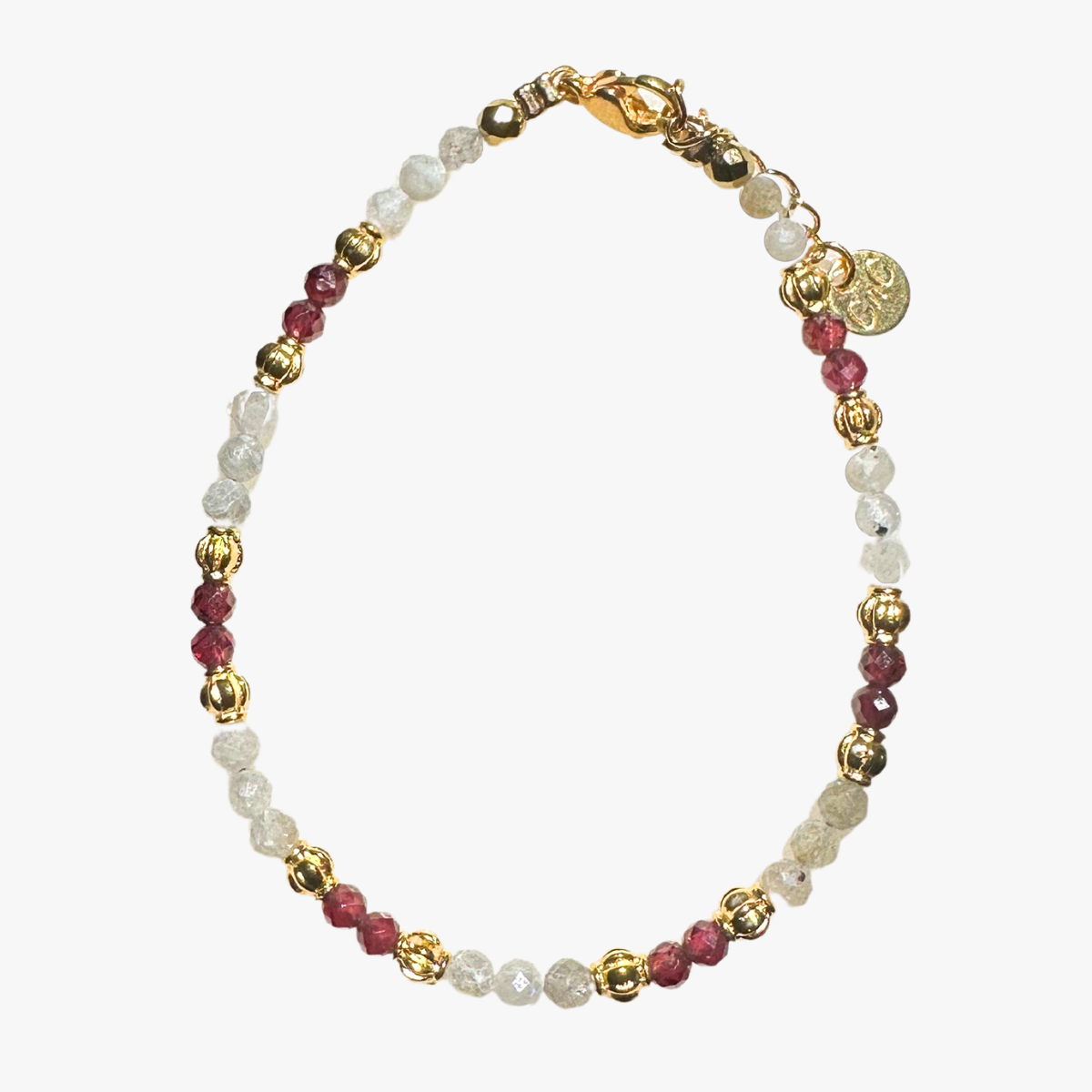 Garnet bracelet GINANDGER Red