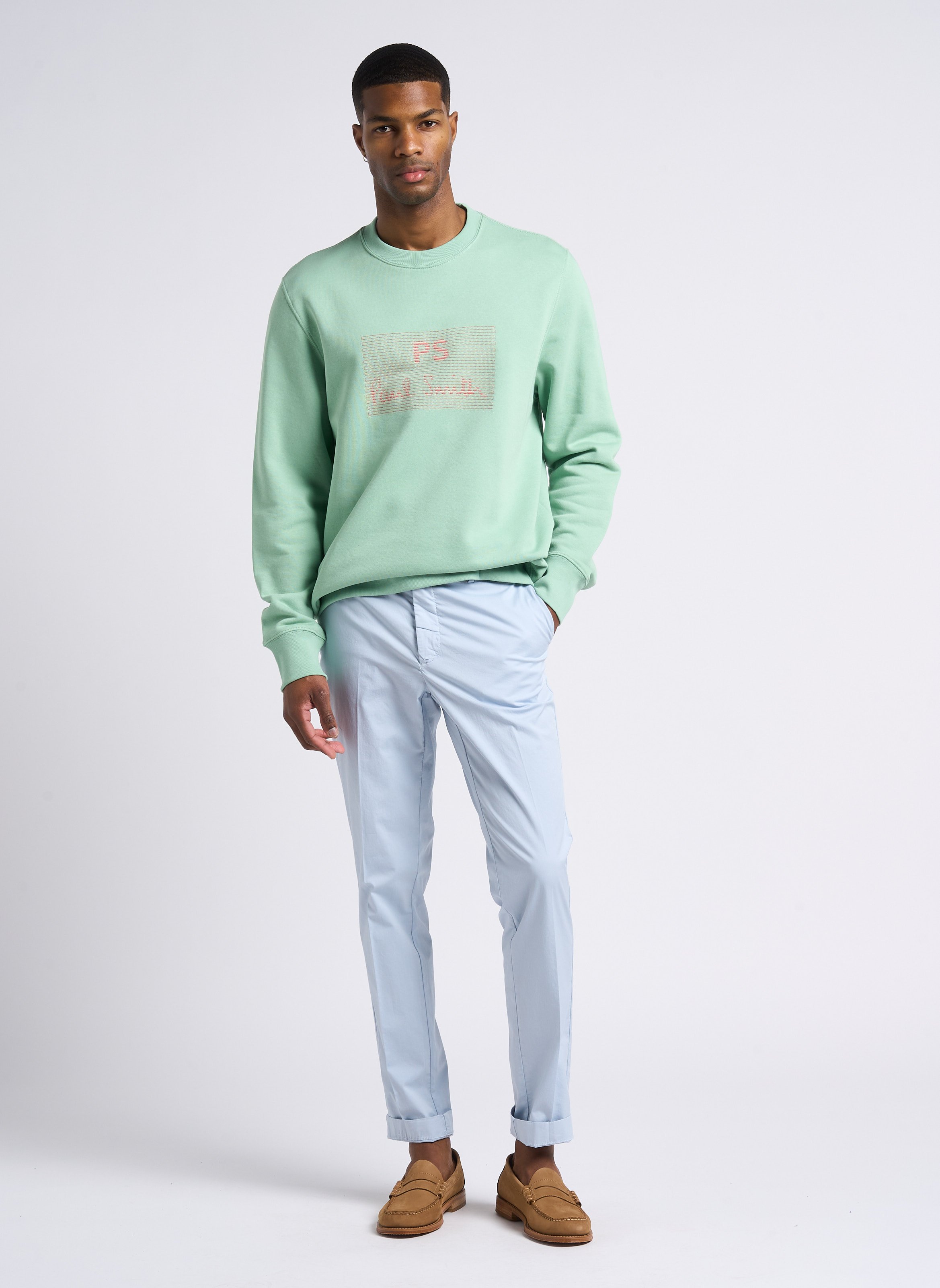 Low-top leather trainers PAUL SMITH White