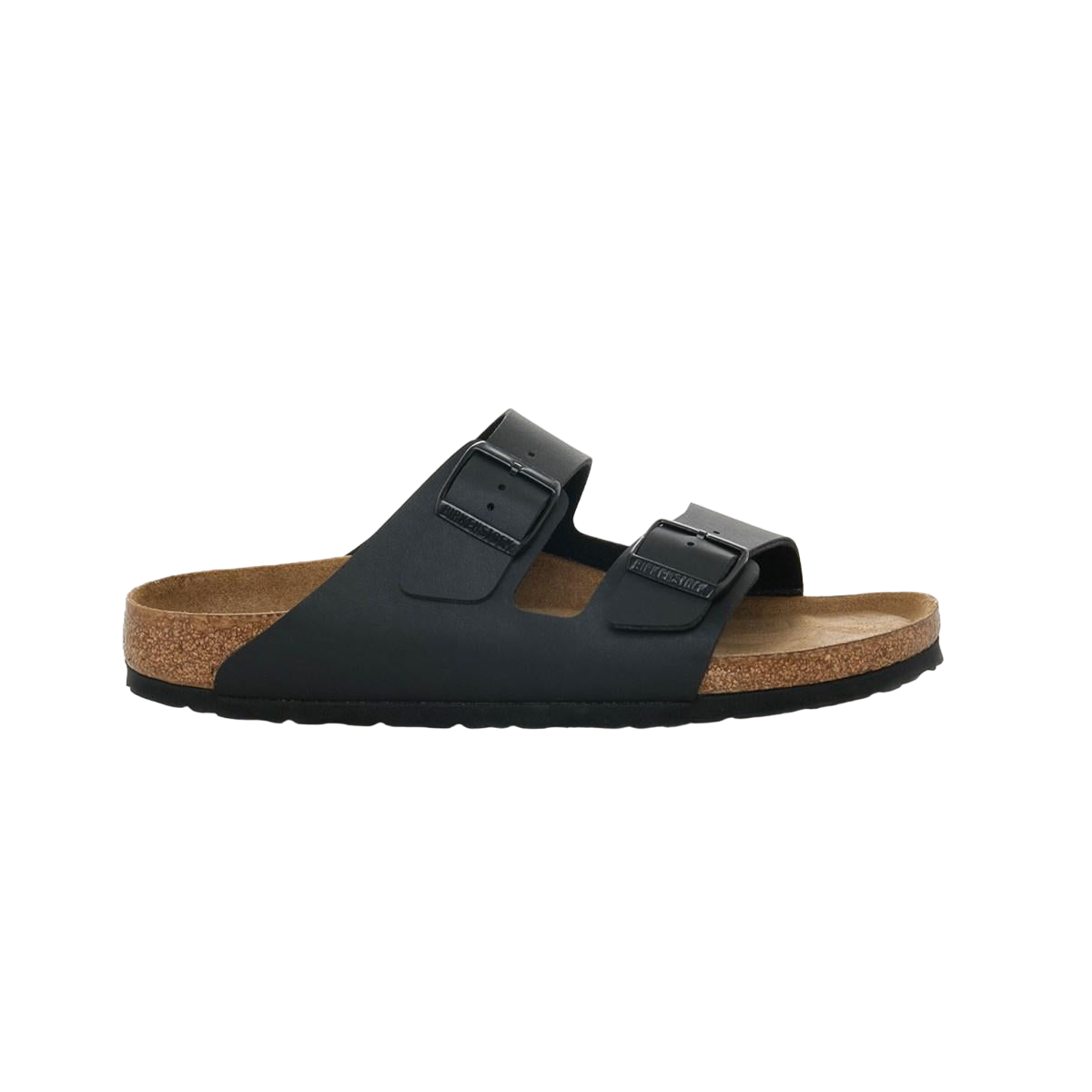 Faux leather sandals BIRKENSTOCK Black