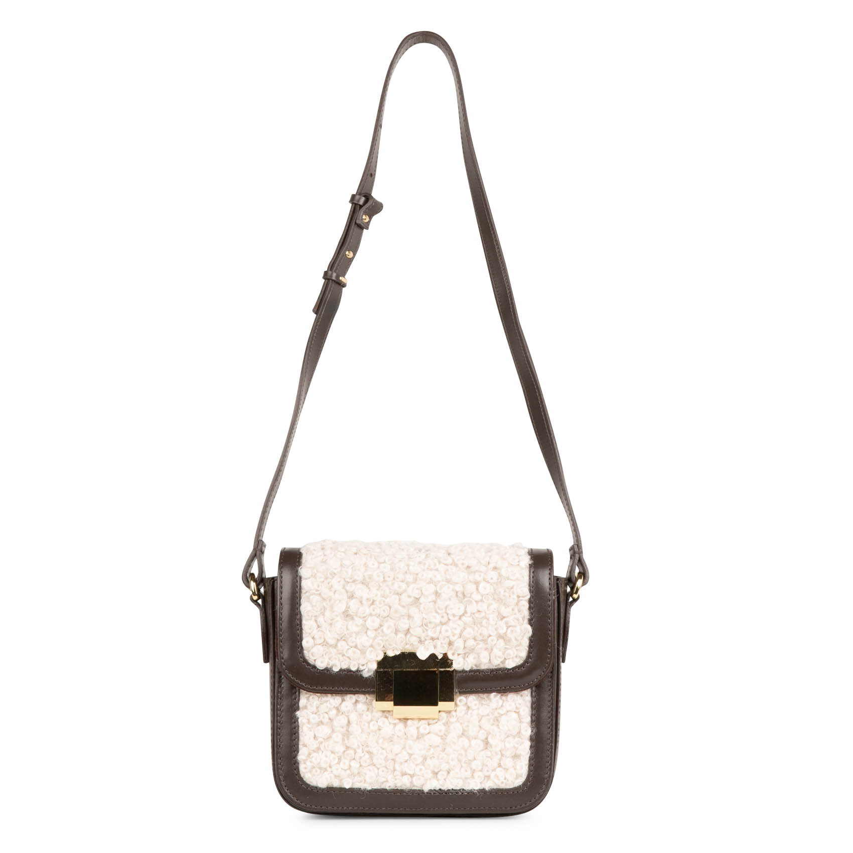 Sac bandoulière en cuir SAISON 1865 Beige