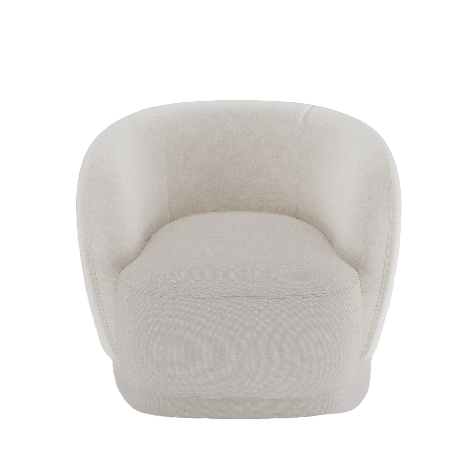 Bouclé armchair POTIRON PARIS Beige