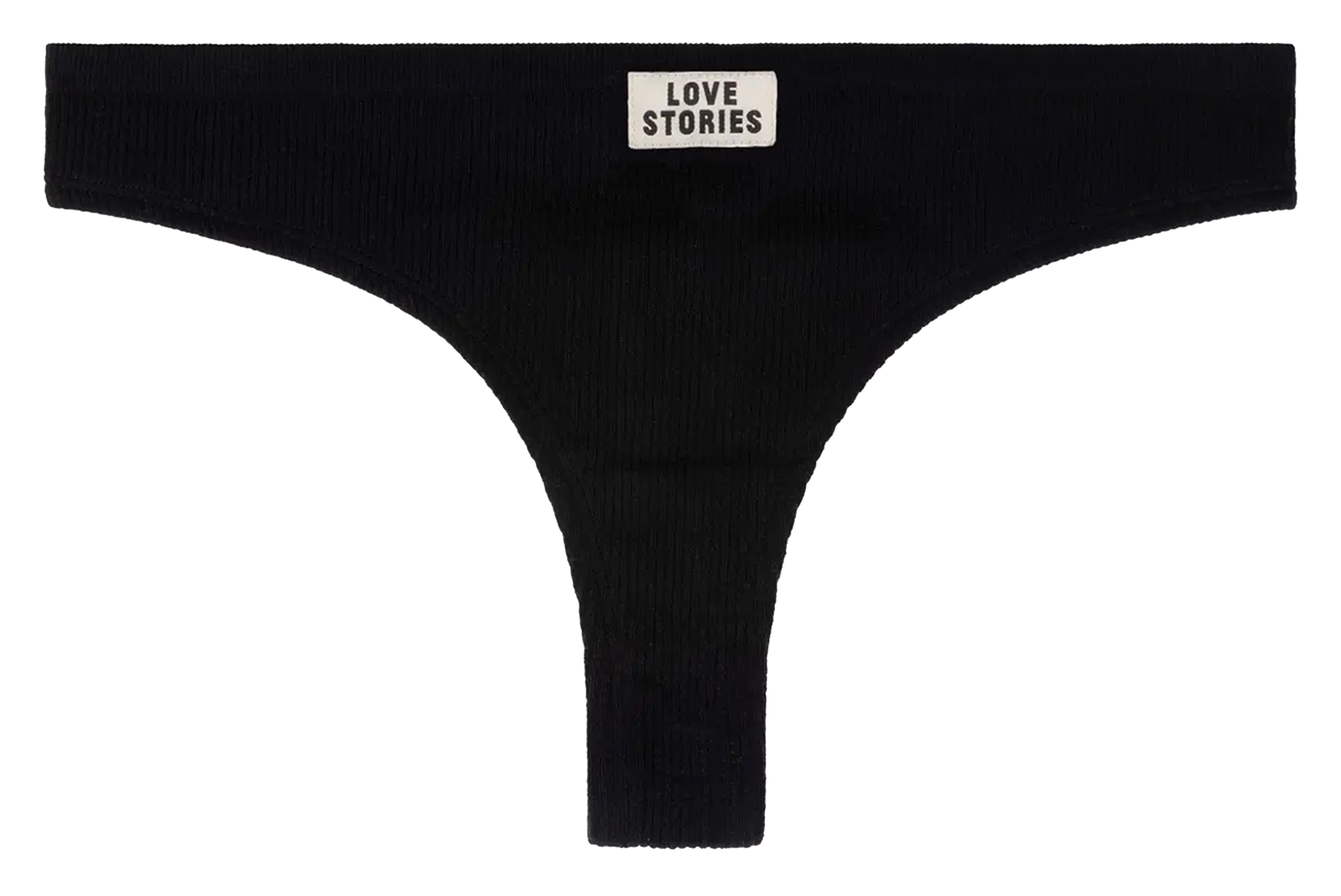 String côtelé en coton mélangé LOVE STORIES Noir