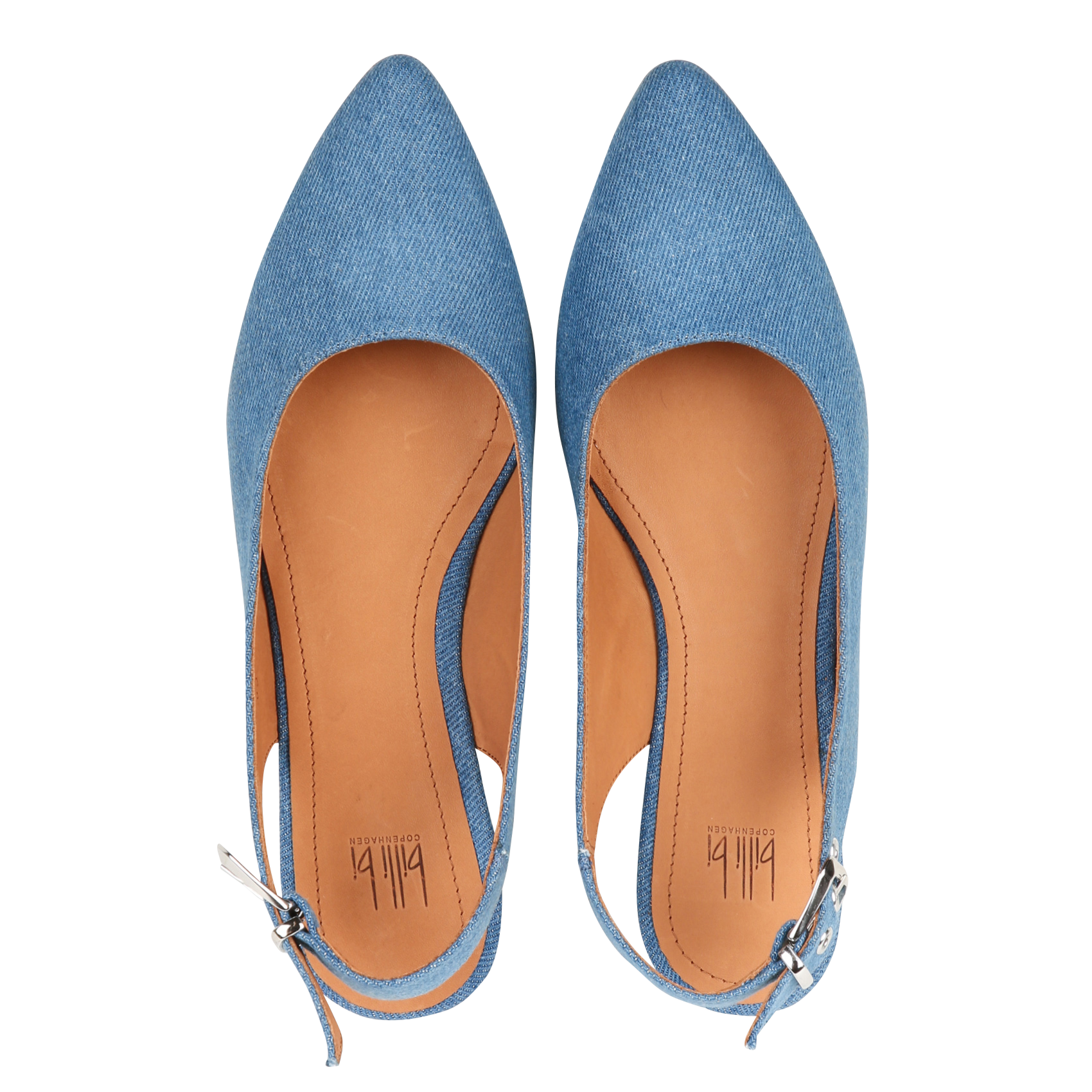 Slingbacks in denim BILLI BI Blauw