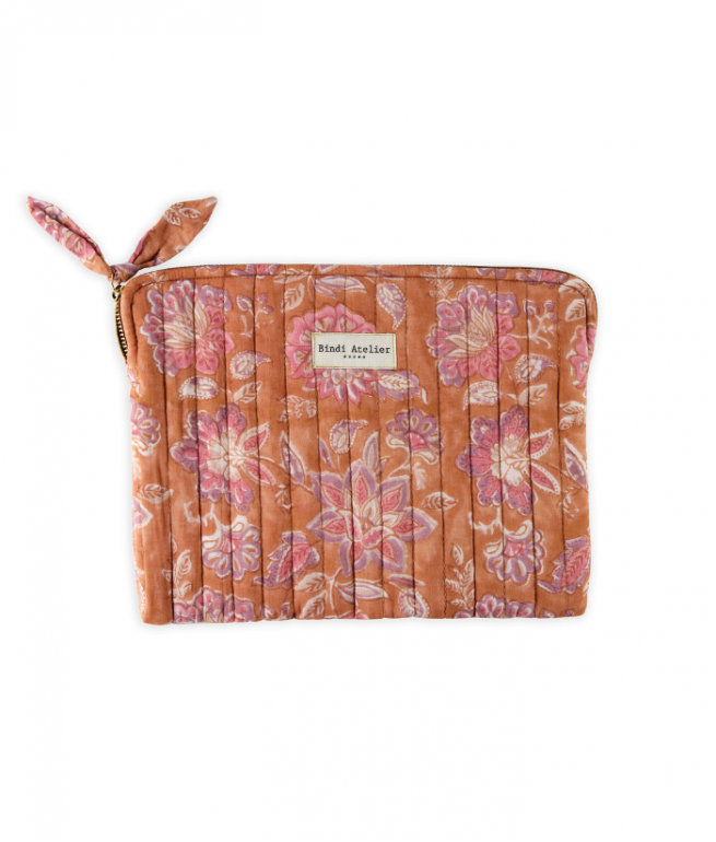 Flat clutch bag BINDI ATELIER Orange