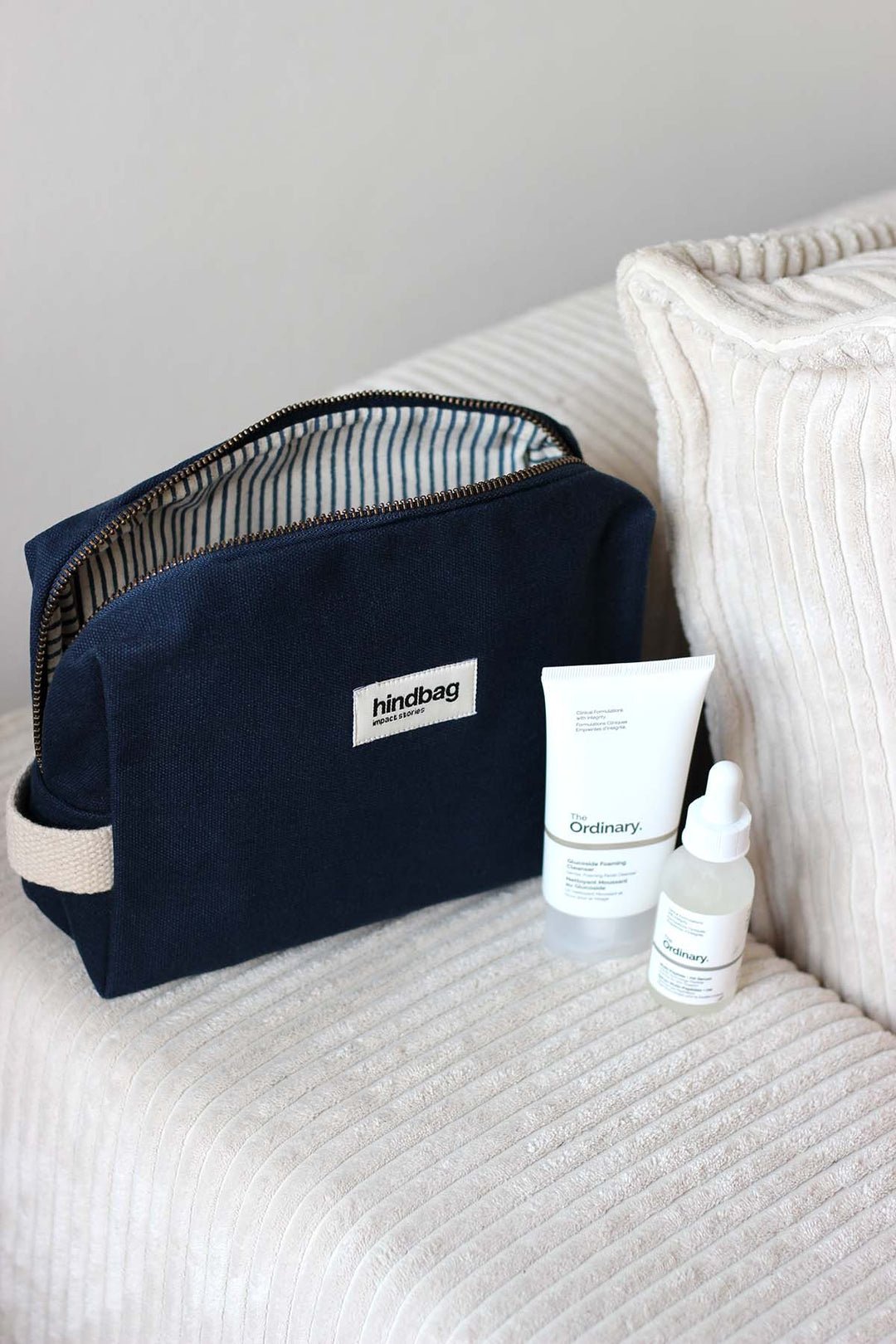 Cotton toiletry bag HINDBAG Blue