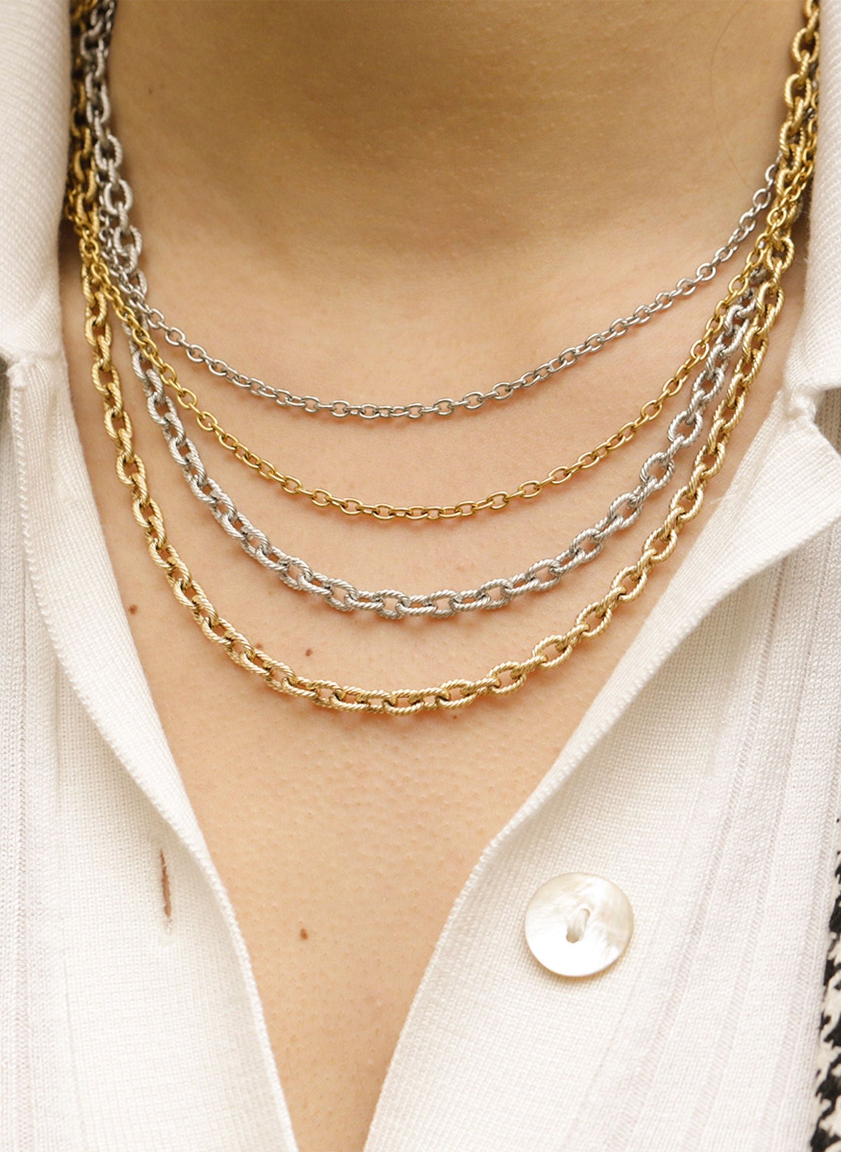 Epi chain necklace AEC Paris Golden