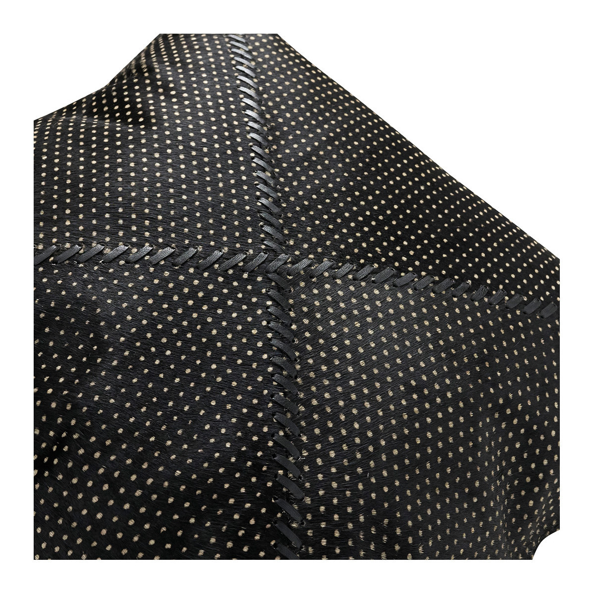 Coussin jelani BLANC D'IVOIRE Black