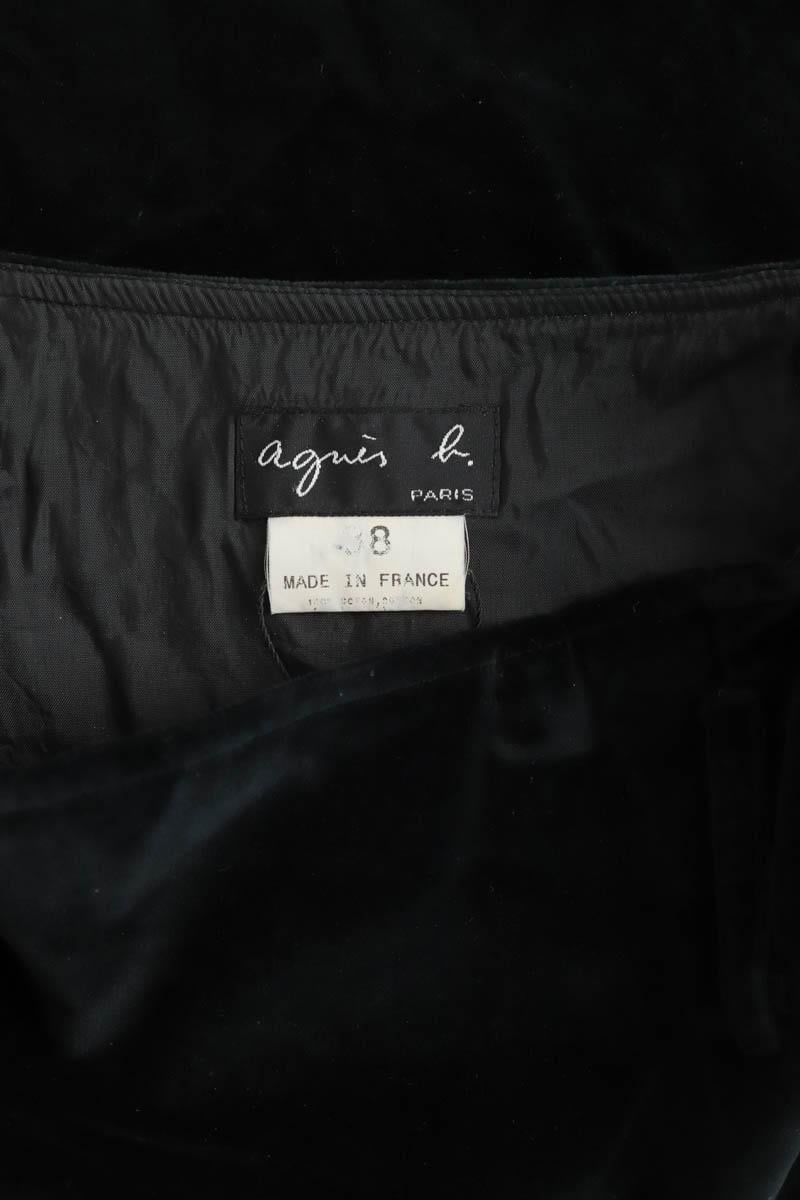 Cotton mini skirt AGNES B. - Seconde Main Black