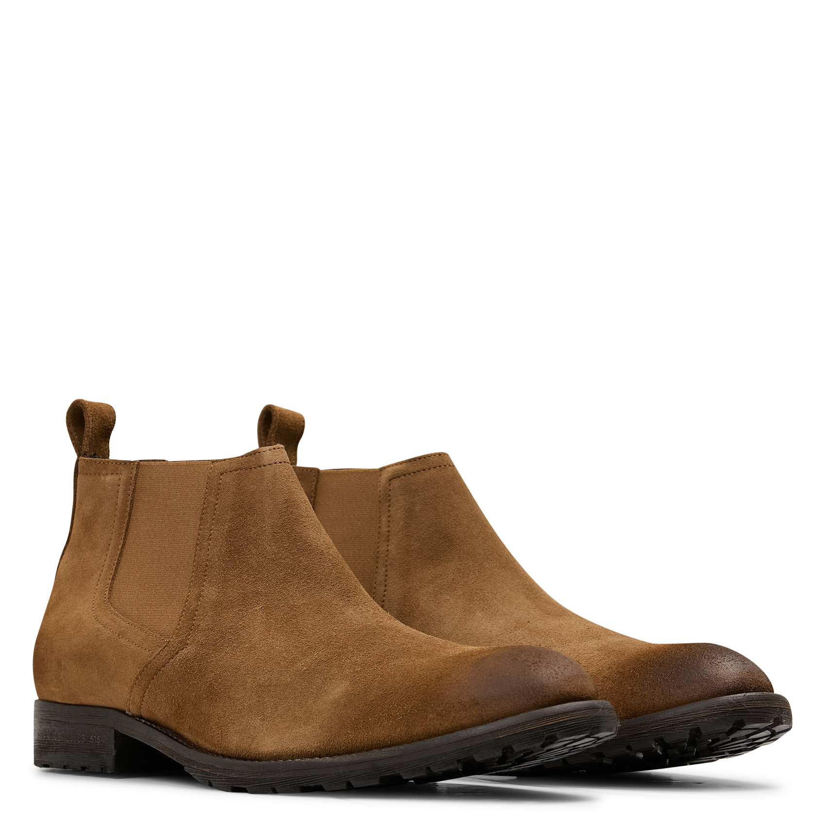 Chelsea-Stiefeletten aus Veloursleder IKKS Gelb