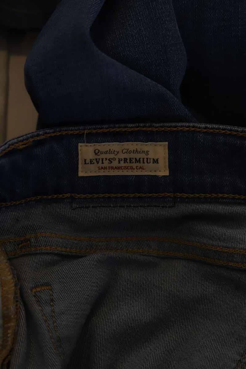 Cotton skinny jeans LEVI'S - Seconde main Blue