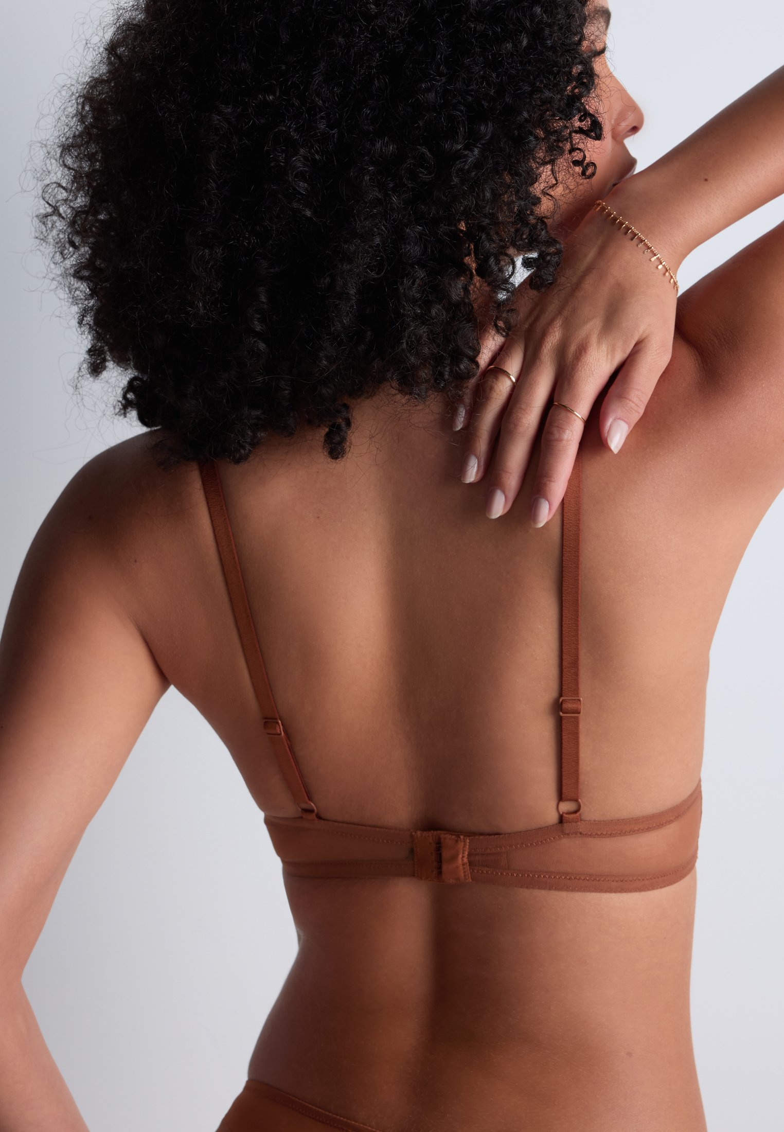 Triangle bra AUBADE Brown