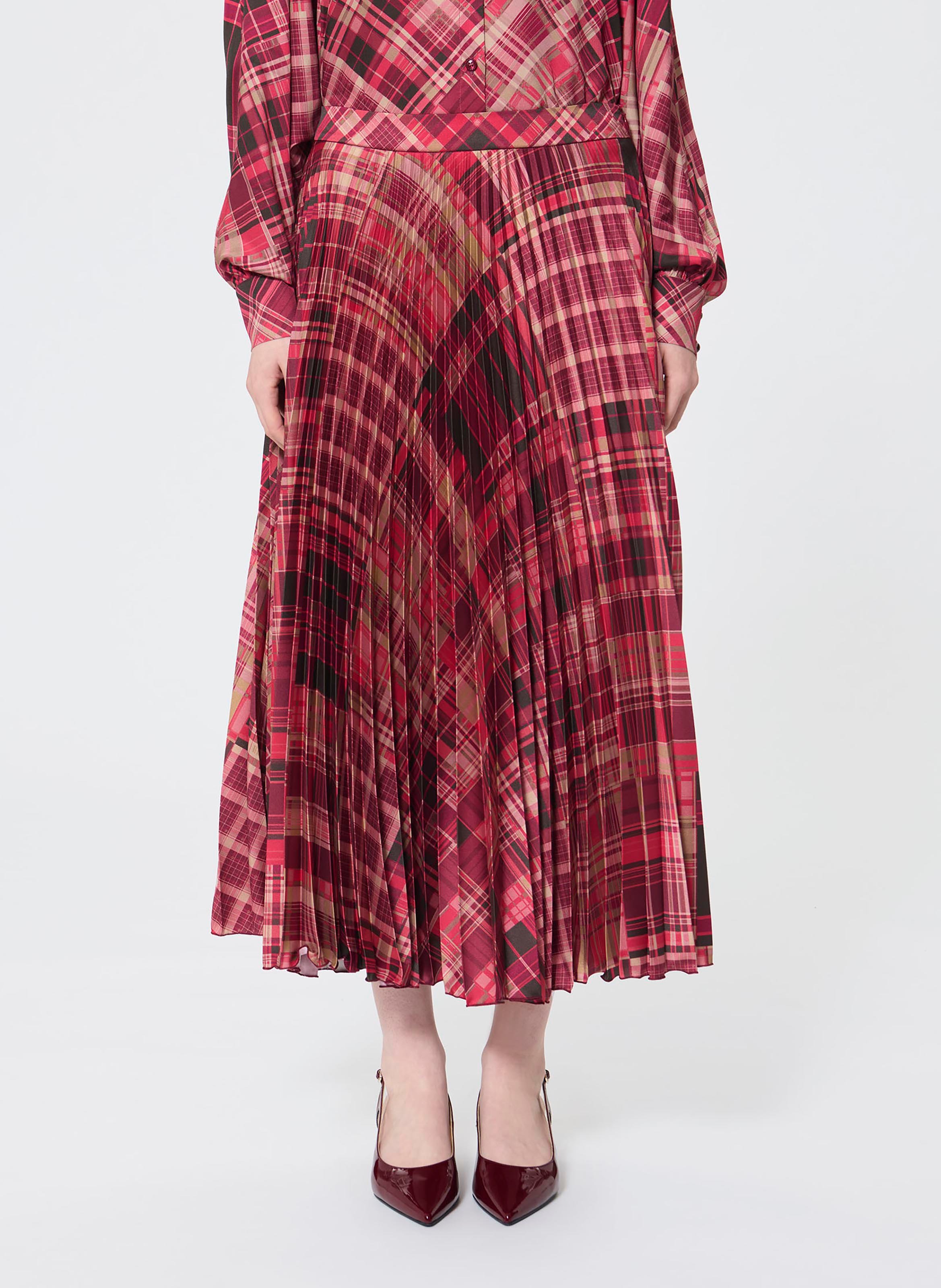 Long pleated skirt TARA JARMON Pink